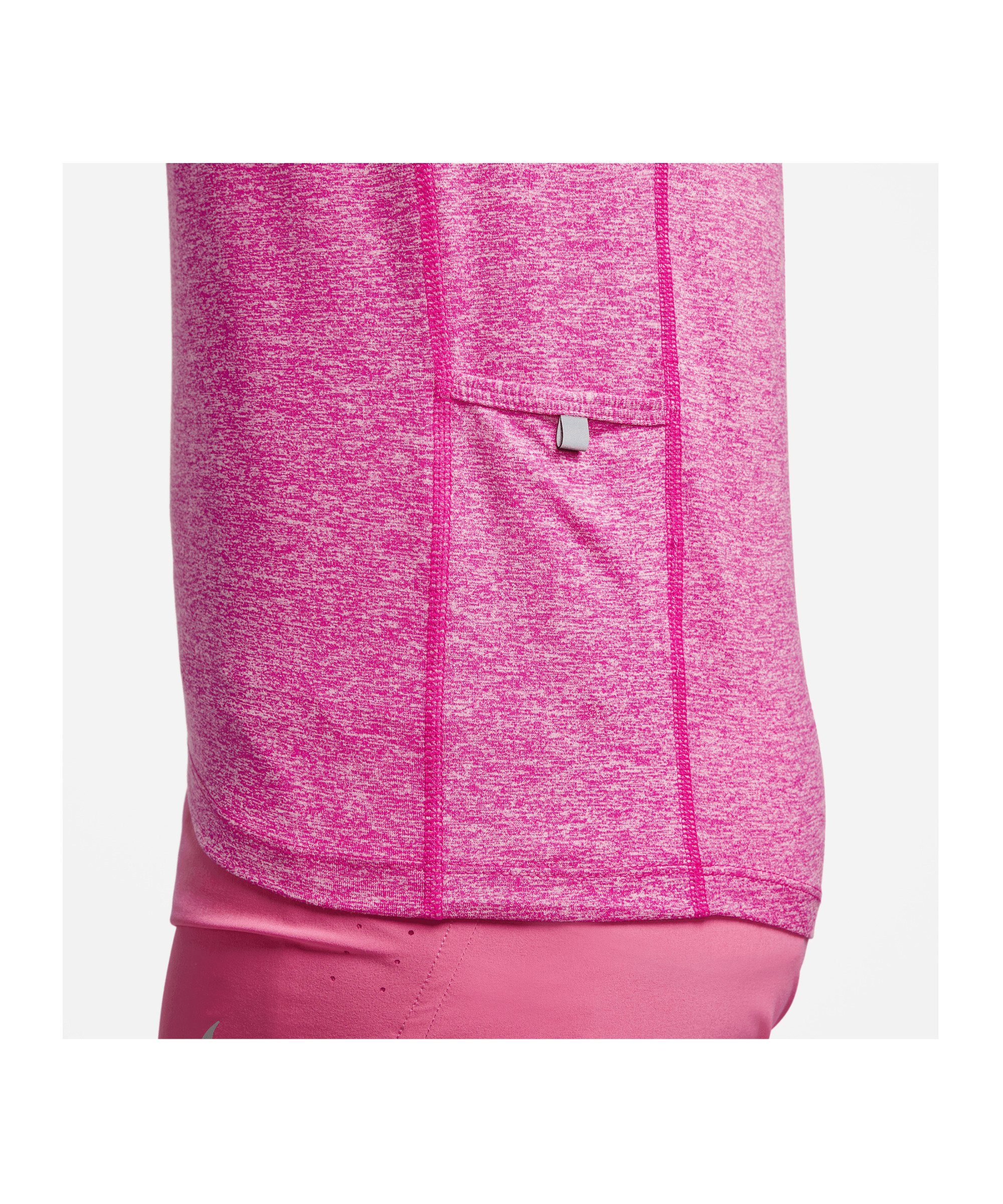 Nike Damen rotsilber Top Sweatshirt Element Drill