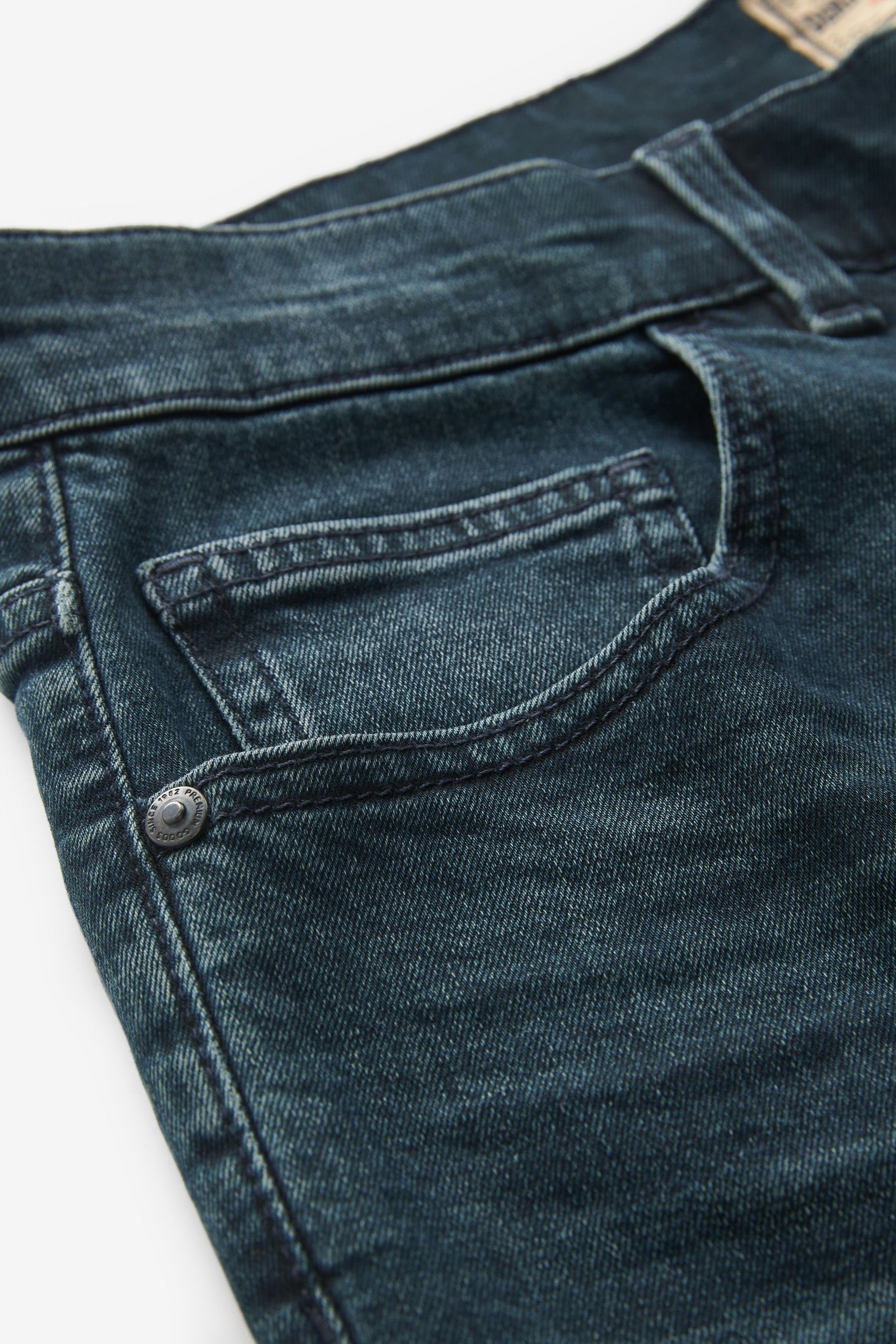 Jeans Fit Slim-fit-Jeans Blue Slim Tint Stretch Essential Deep mit Next (1-tlg)