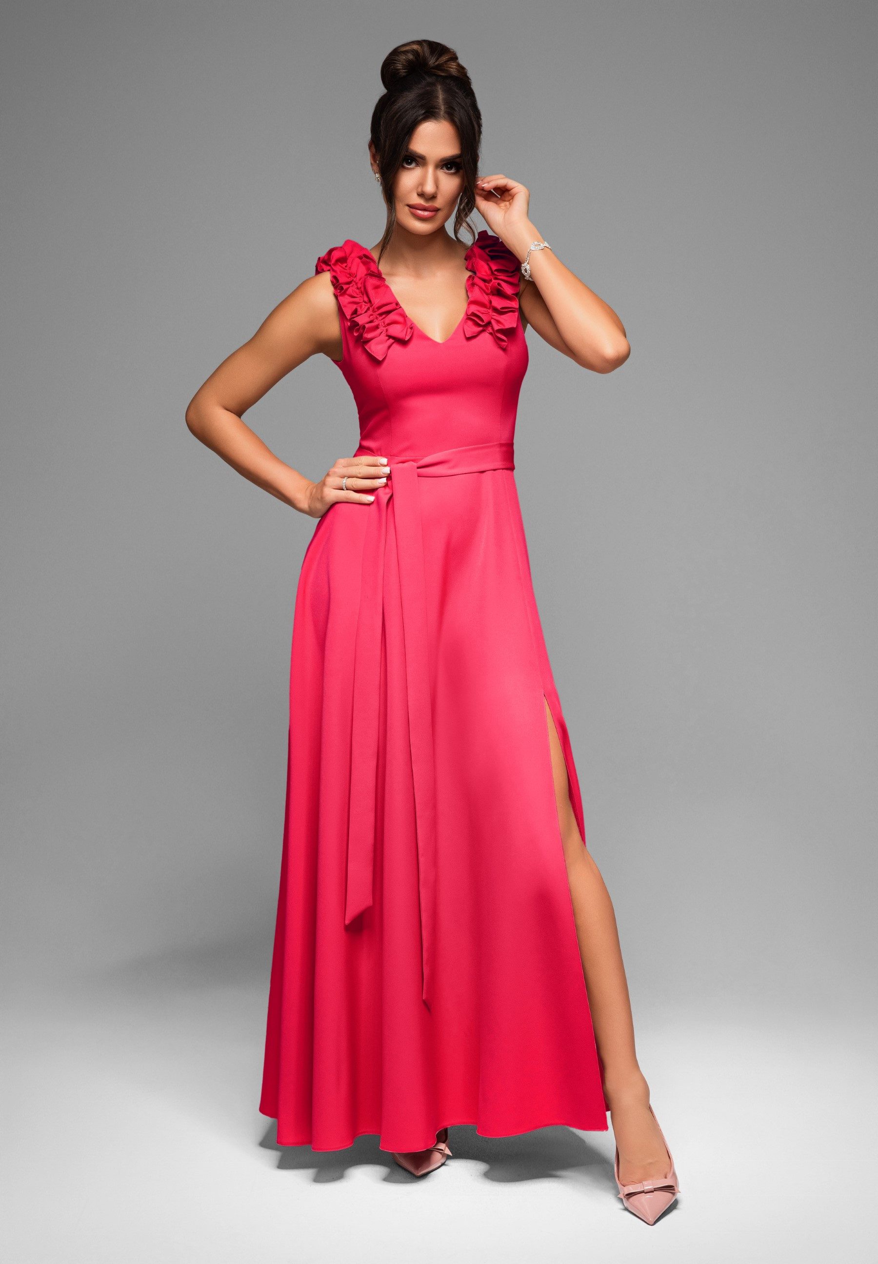 OMBRE Abendkleid Sabrina Abendkleid Plus Size