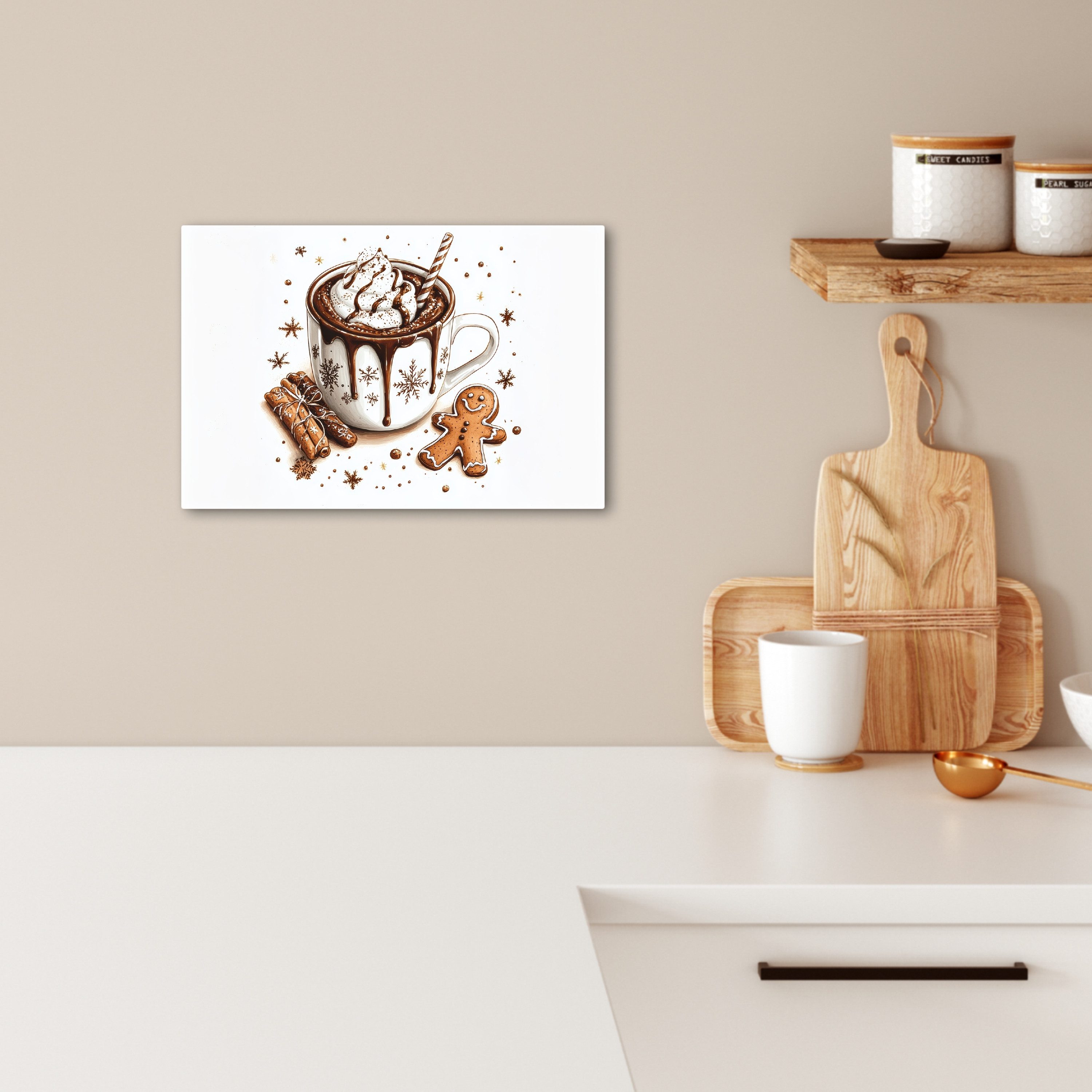 OneMillionCanvasses® Leinwandbild Chocomel - Dekoration - günstig online kaufen