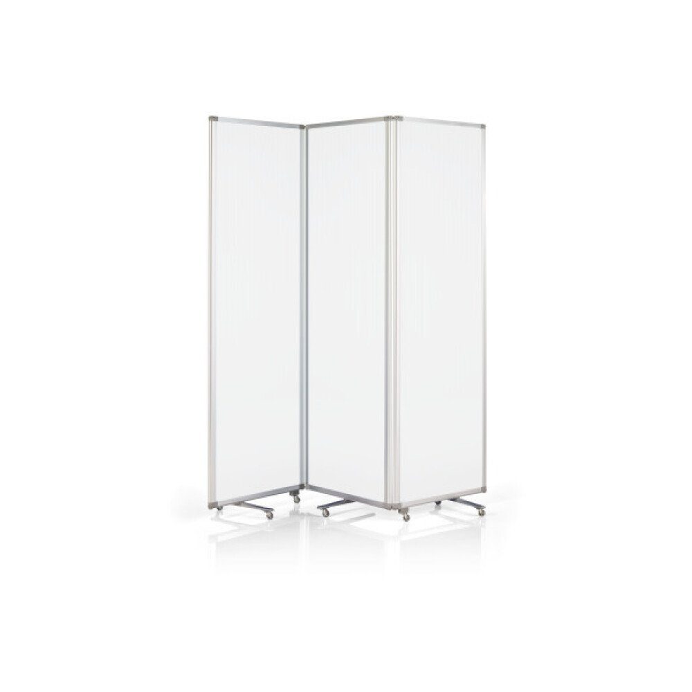 magnetoplan® Paravent Raumteiler Sichtschutz mit Acryloberfläche - faltbar 3 E.(B)60x(H)180 (1 St)