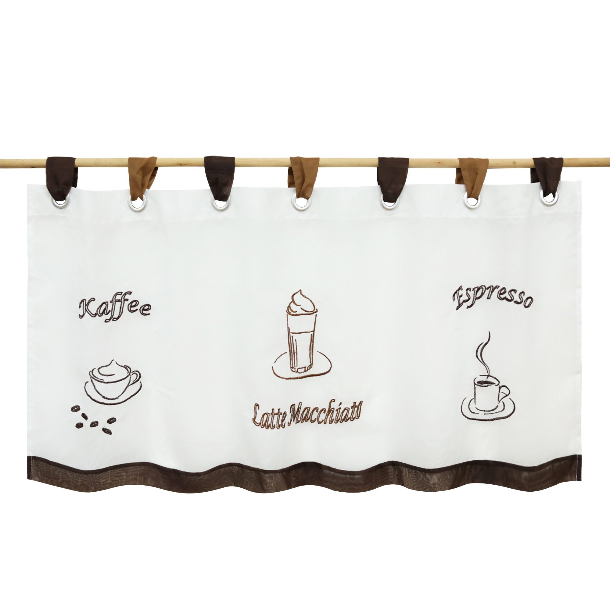 Joyswahl Scheibengardine Sophie (1 St), Schlaufen, transparent, Voile Bistr günstig online kaufen