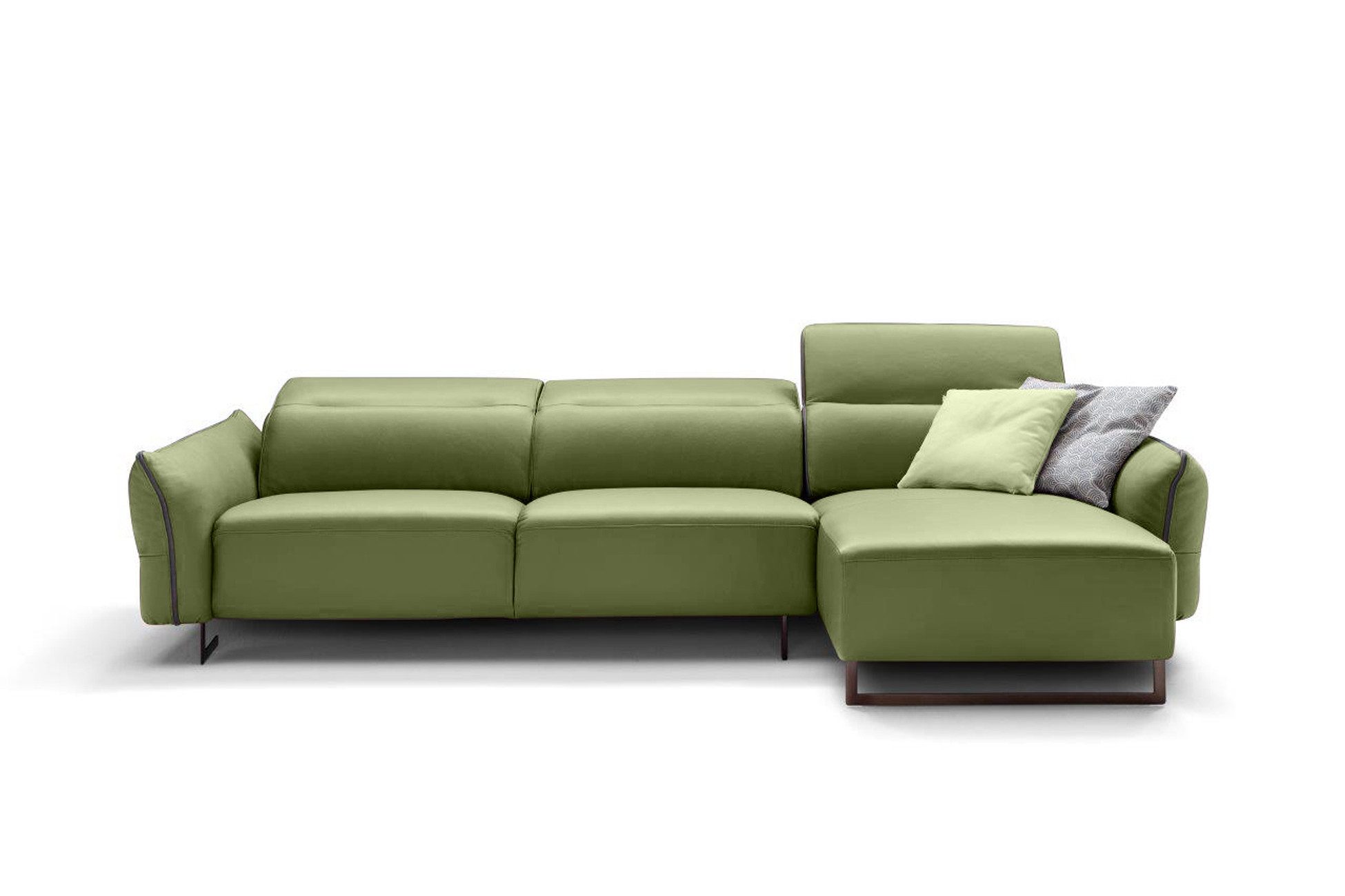 moebeloutlet.de Ecksofa Milano Leder Ecksofa, Echtleder
