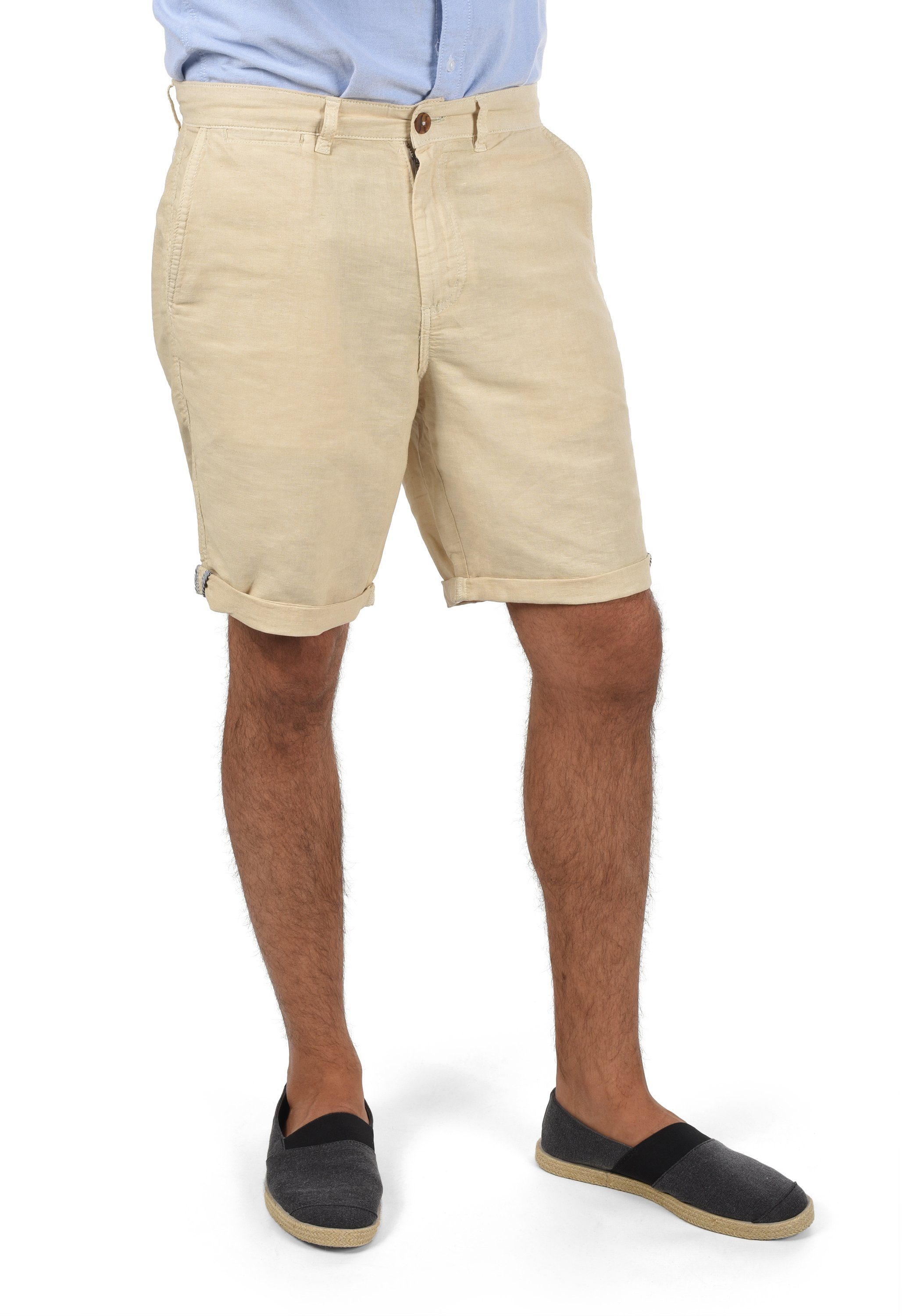 kurze Shorts Bleached (790180) !Solid Hose Leinen Sand SDLoras aus