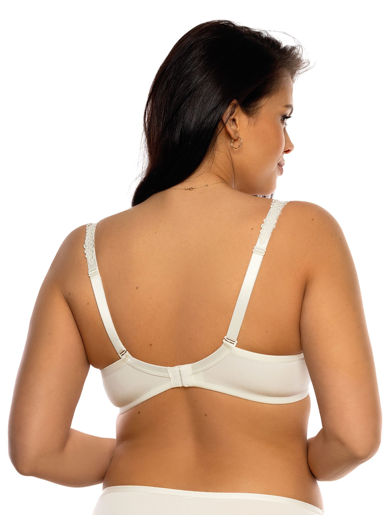Viania Push-up-BH Push up BH abn.Träger Sally (Stück, 1-tlg) Push up Effekt, Uni, Formend, Materialmix
