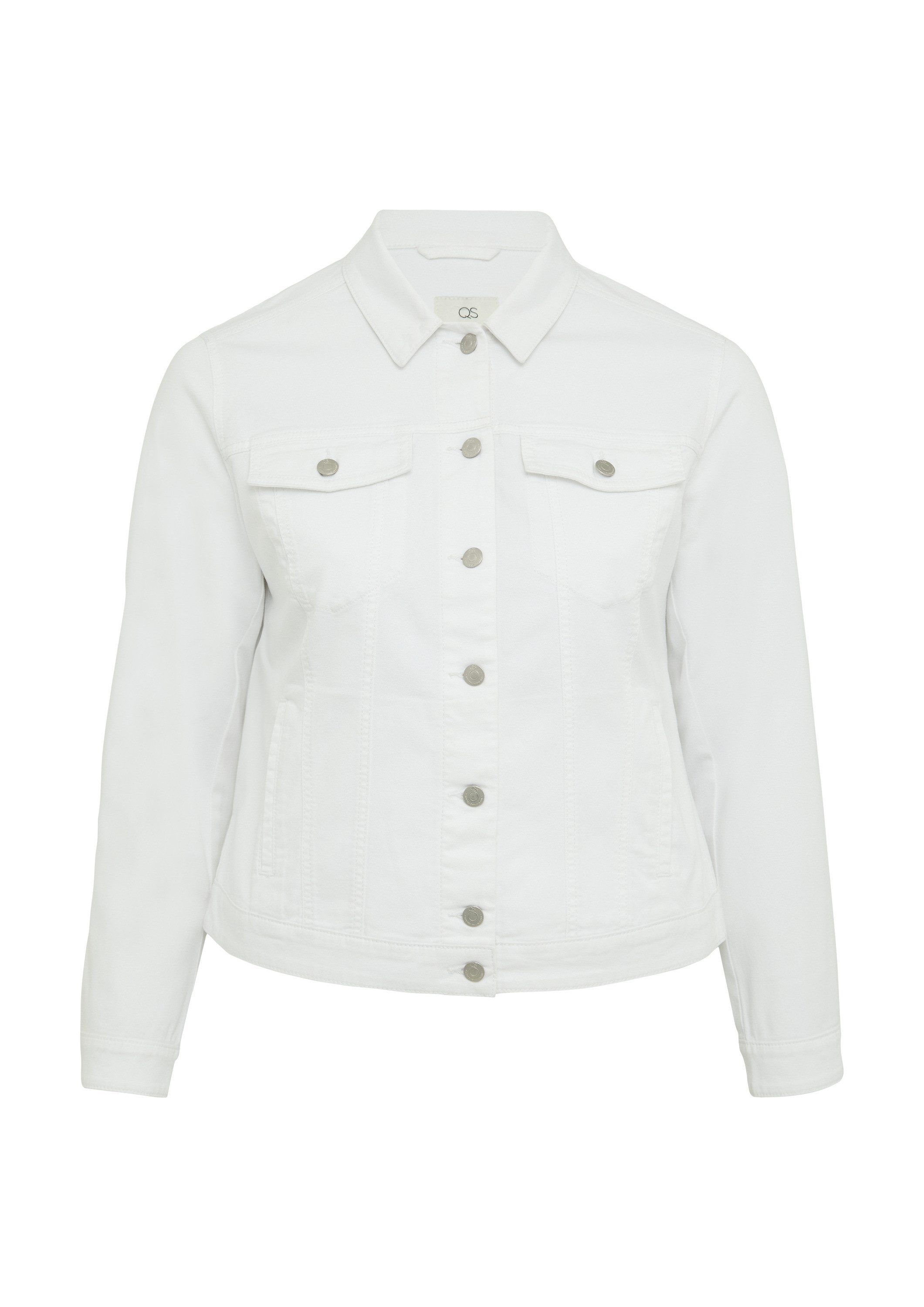 QS Funktionsjacke Indoor-Jacke Jeansjacke im Slim Fit