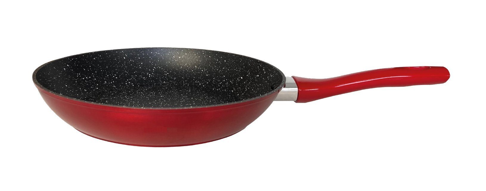 Cheffinger Bratpfanne, Aluminium, mit Marmor-Antihaftbeschichtung, Induktionsgeeignet