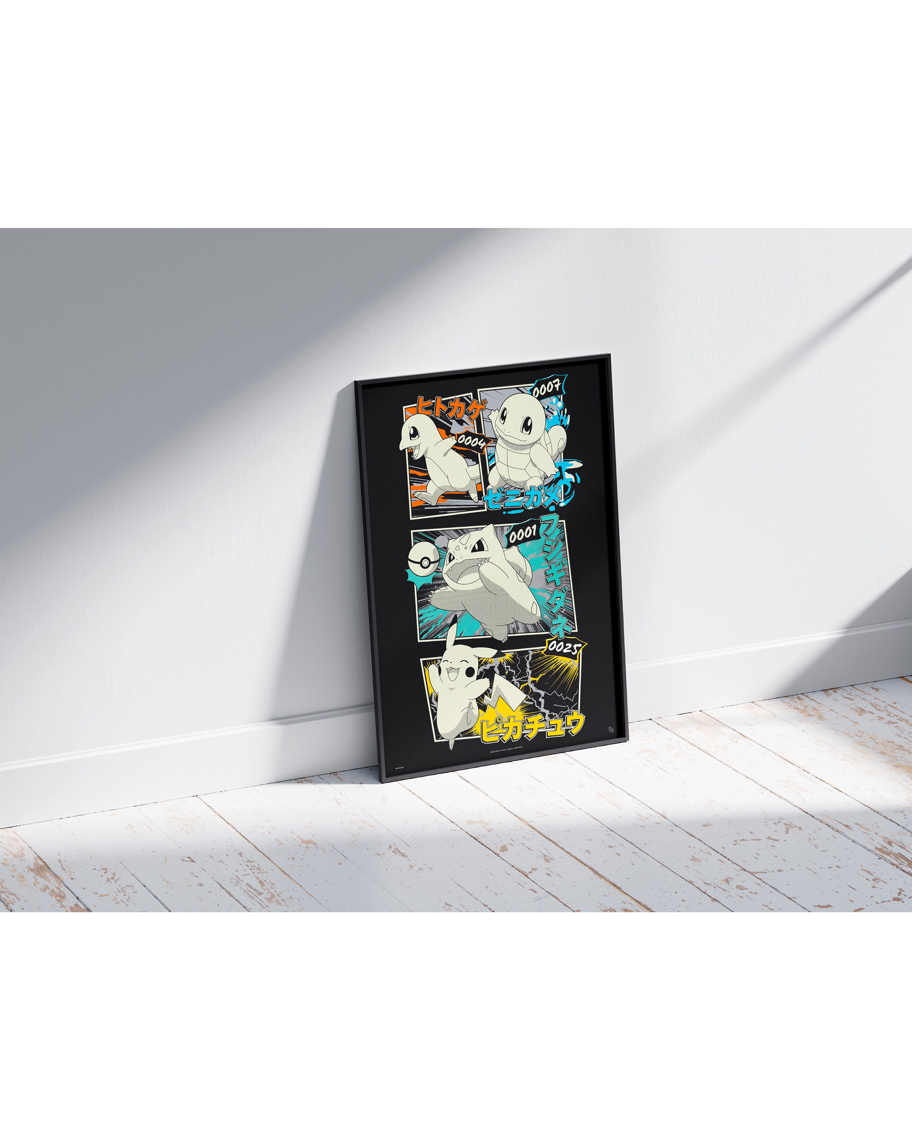 ABYstyle Poster Pokémon Poster Collage Pikachu & Kanto Starters 61 x 91,5 cm