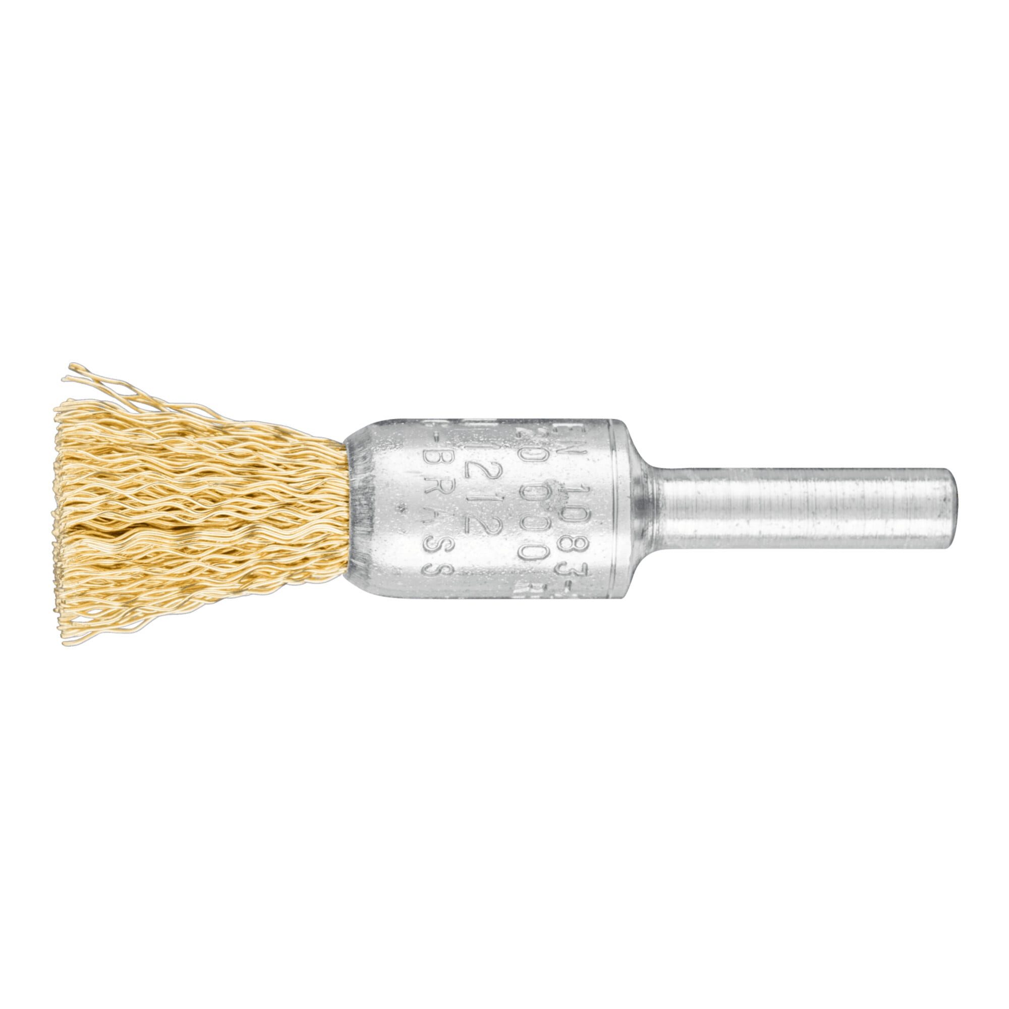 Pferd Rundbürste PFERD TOOLS Pinselbürste ungezopft PBU Ø13 mm Schaft-Ø6 mm Messing-Dra