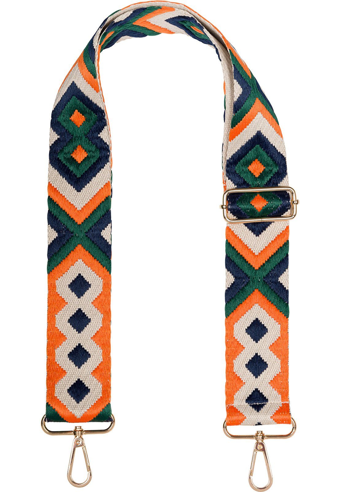 styleBREAKER Schulterriemen Wechsel Taschengurt Ethno Muster bunt (1-St)