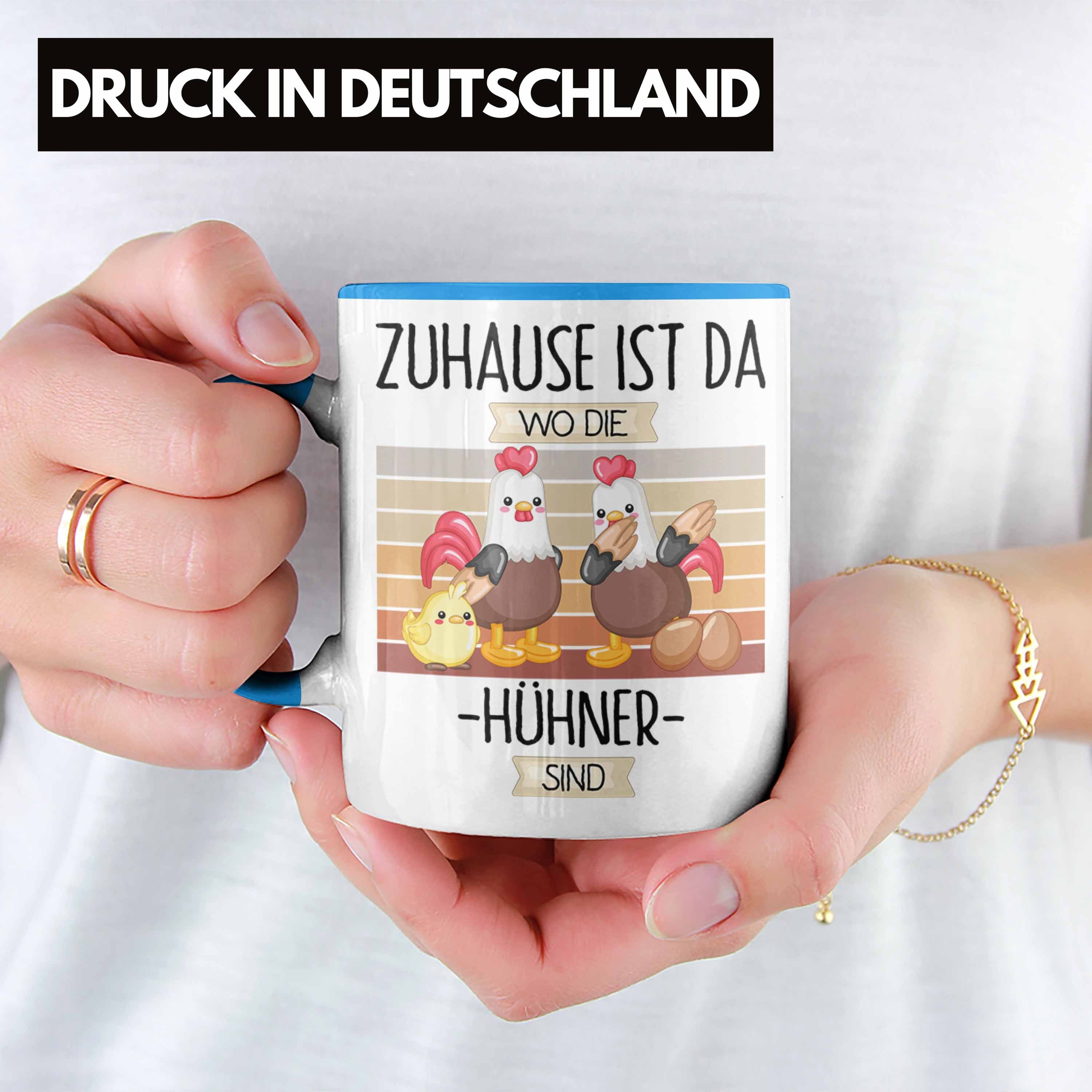 Ist Bauer Tasse Trendation Blau Zuhause Lustiger Tasse Landwird Geschenk Geschenkidee Spruch