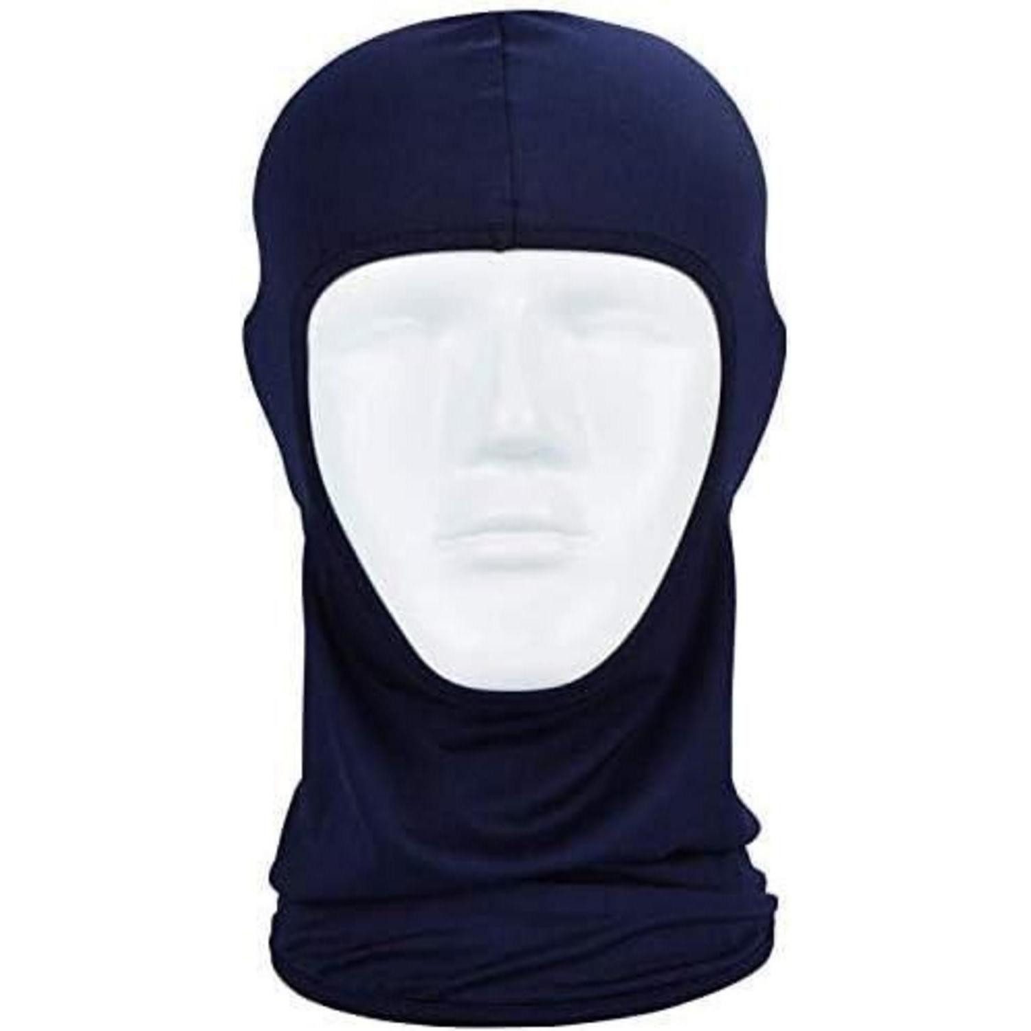 LuxusKollektion Sturmhaube Sturmhaube Balaclava Vollgesichtsmaske UV Schutz Navy blau 3er Pack