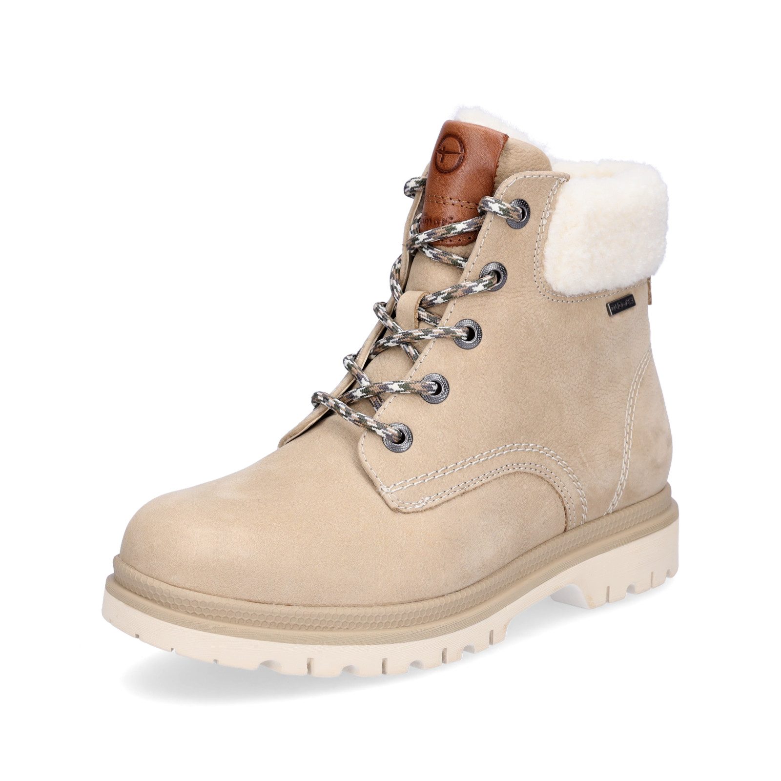 Tamaris Tamaris Damen Schnürboot beige Schnürboots günstig online kaufen