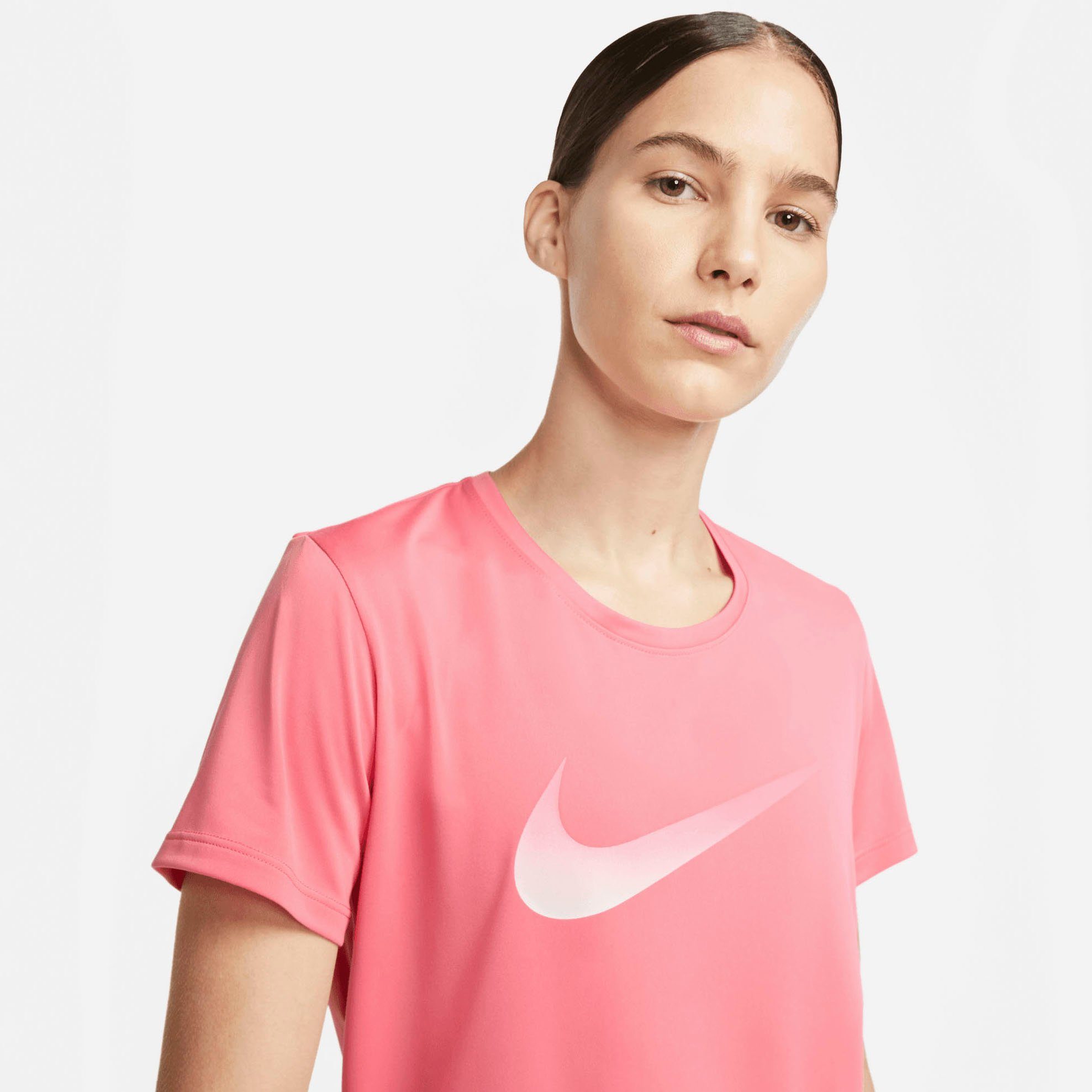 One Top Dri-FIT Women's Swoosh Short-Sleeved Nike orange Laufshirt