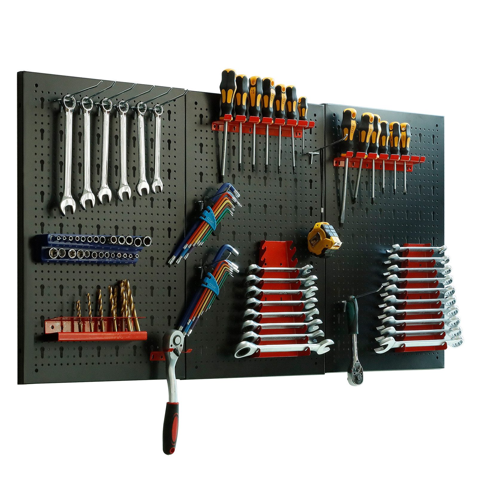 CCLIFE Lochwand Werkzeugwand Lochwand Metall Werkzeuglochwand Dreiteilig, 3 günstig online kaufen