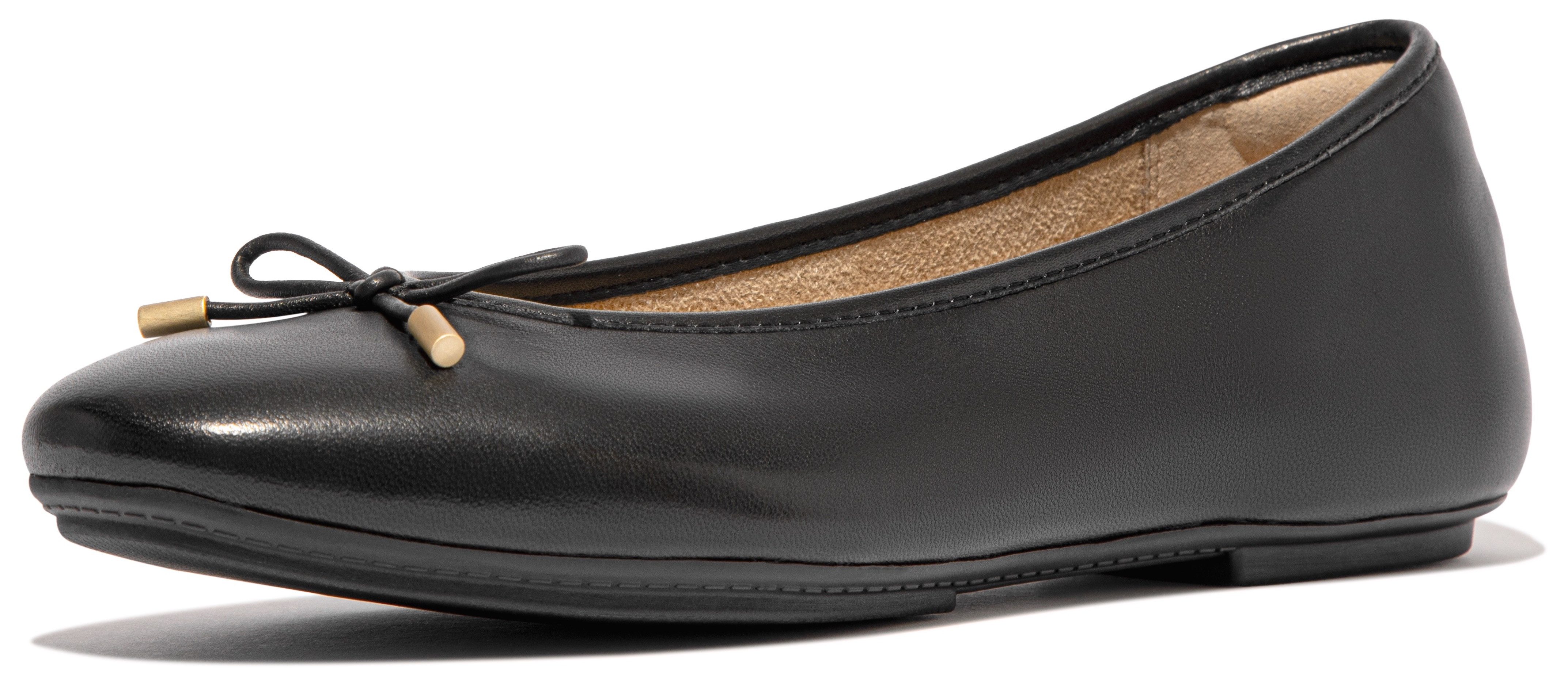 Fitflop DELICATO BOW Ballerina Slipper mit Schleife günstig online kaufen