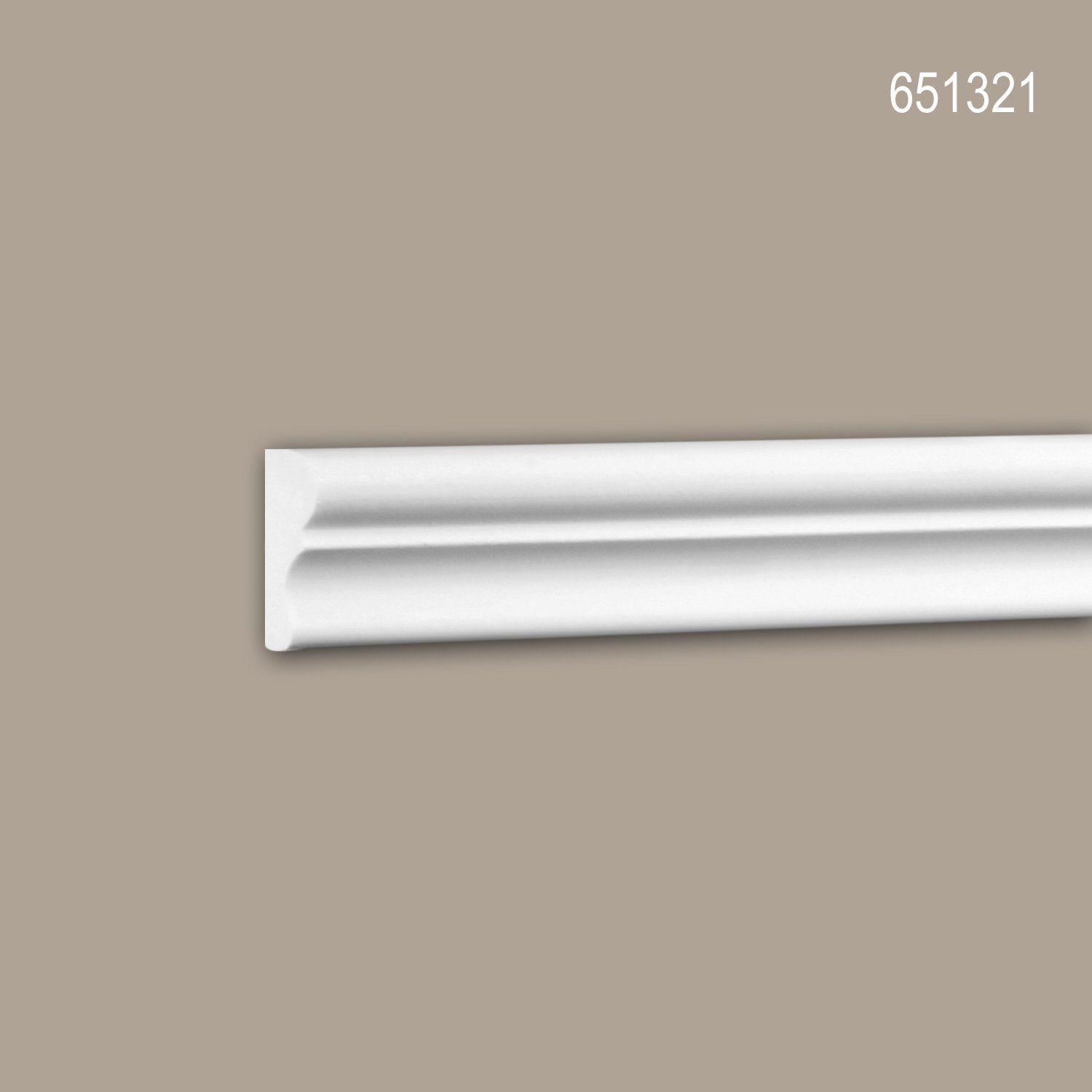 Profhome Zierleiste 651321 Wand- und Friesleiste Stuckleiste Zierleiste stoßfest 2 m, kleben, Extrudiertes Polystyrol (XPS), 1-St., 1 x Stuckleiste, Wandleiste Stuckleiste Profilleiste 2 Meter