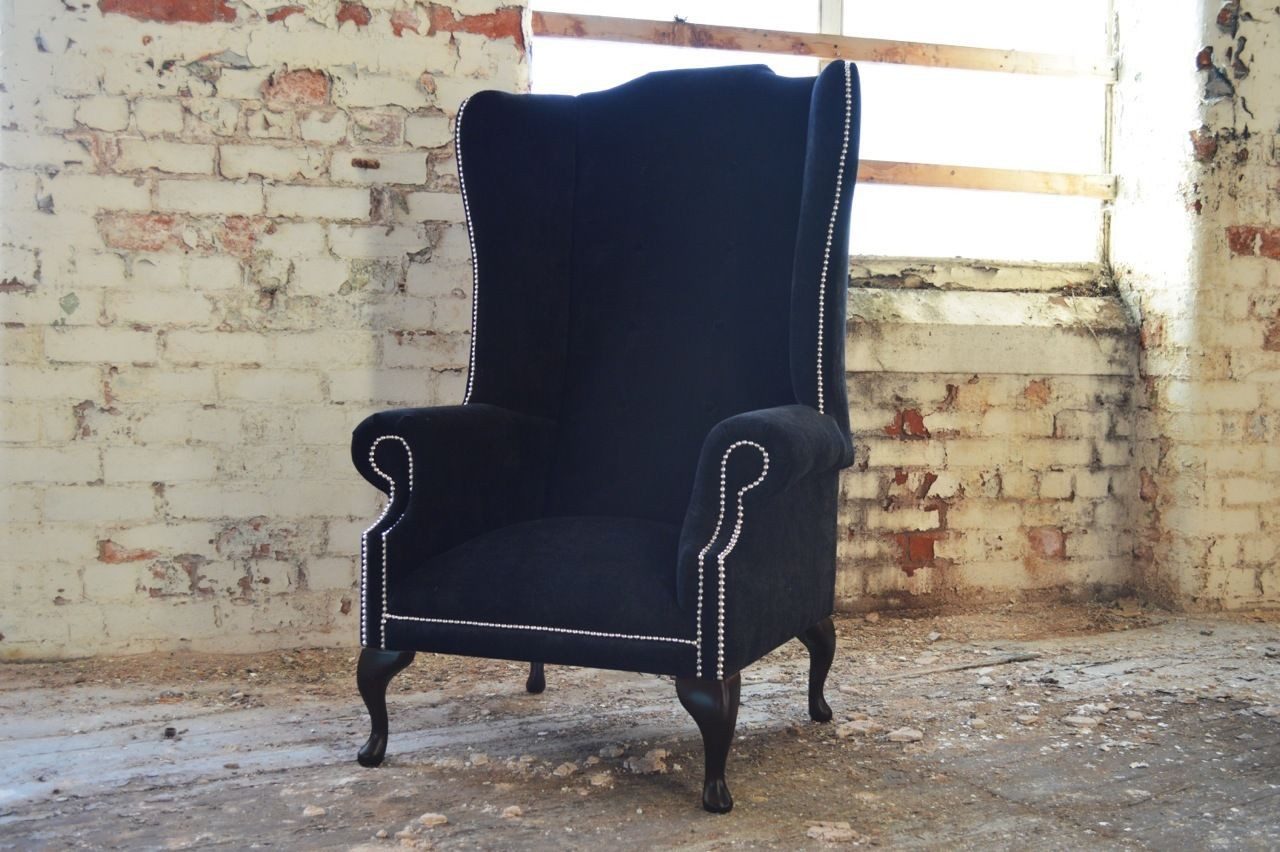 JVmoebel Ohrensessel Chesterfield Sessel Sofa Polster Couch für Fernsehsitzungen (Packung, Chesterfield Sessel), Made in Europa