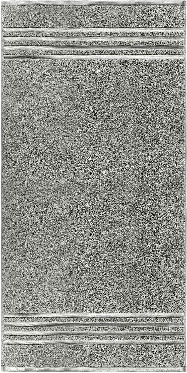 Lashuma Duschtuch London, Frottee (1-St), cm 70x140 Duschhandtuch grau Grau Stein Weiches
