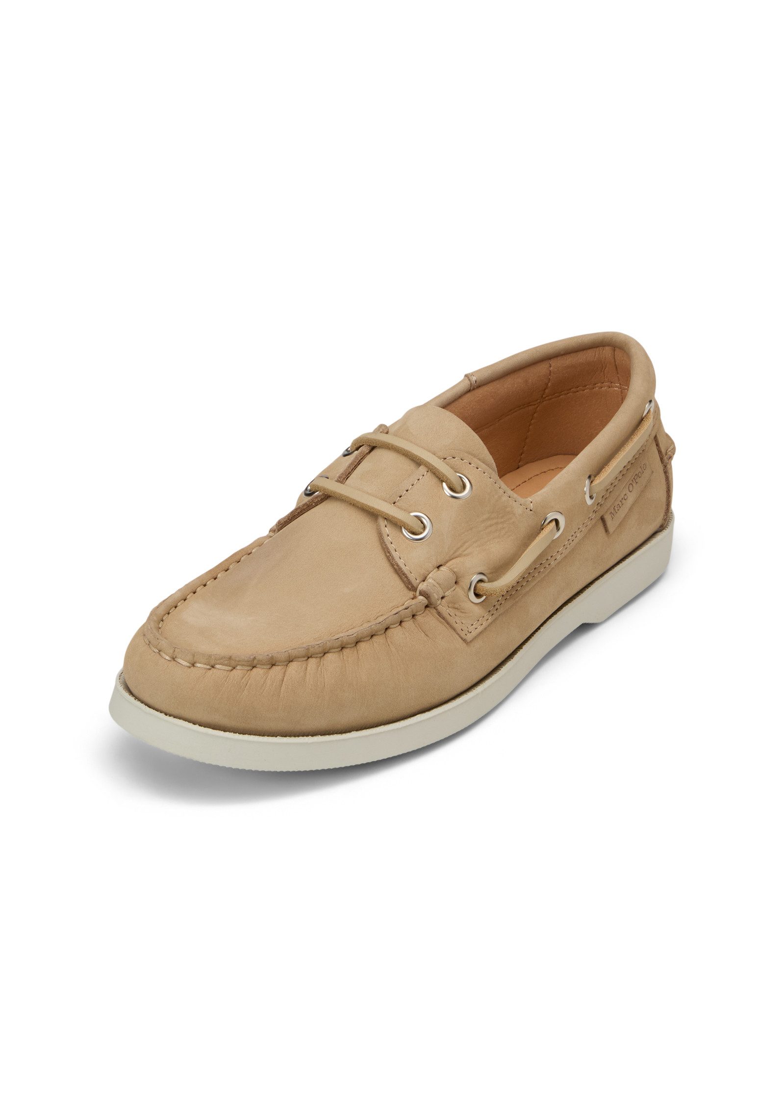 Marc O'Polo aus weichem Nubuk-Rindleder Bootsschuh