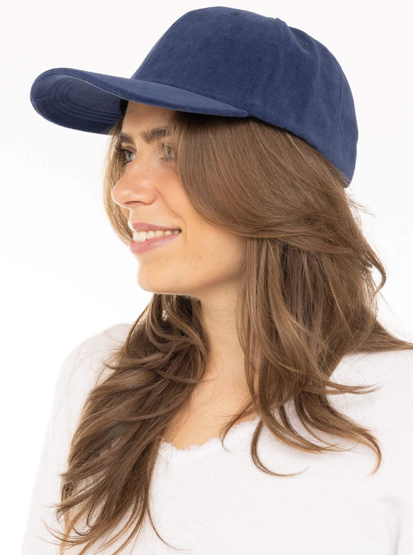 Zwillingsherz Baseball Cap "Velour" Samtiges Material, unifarben