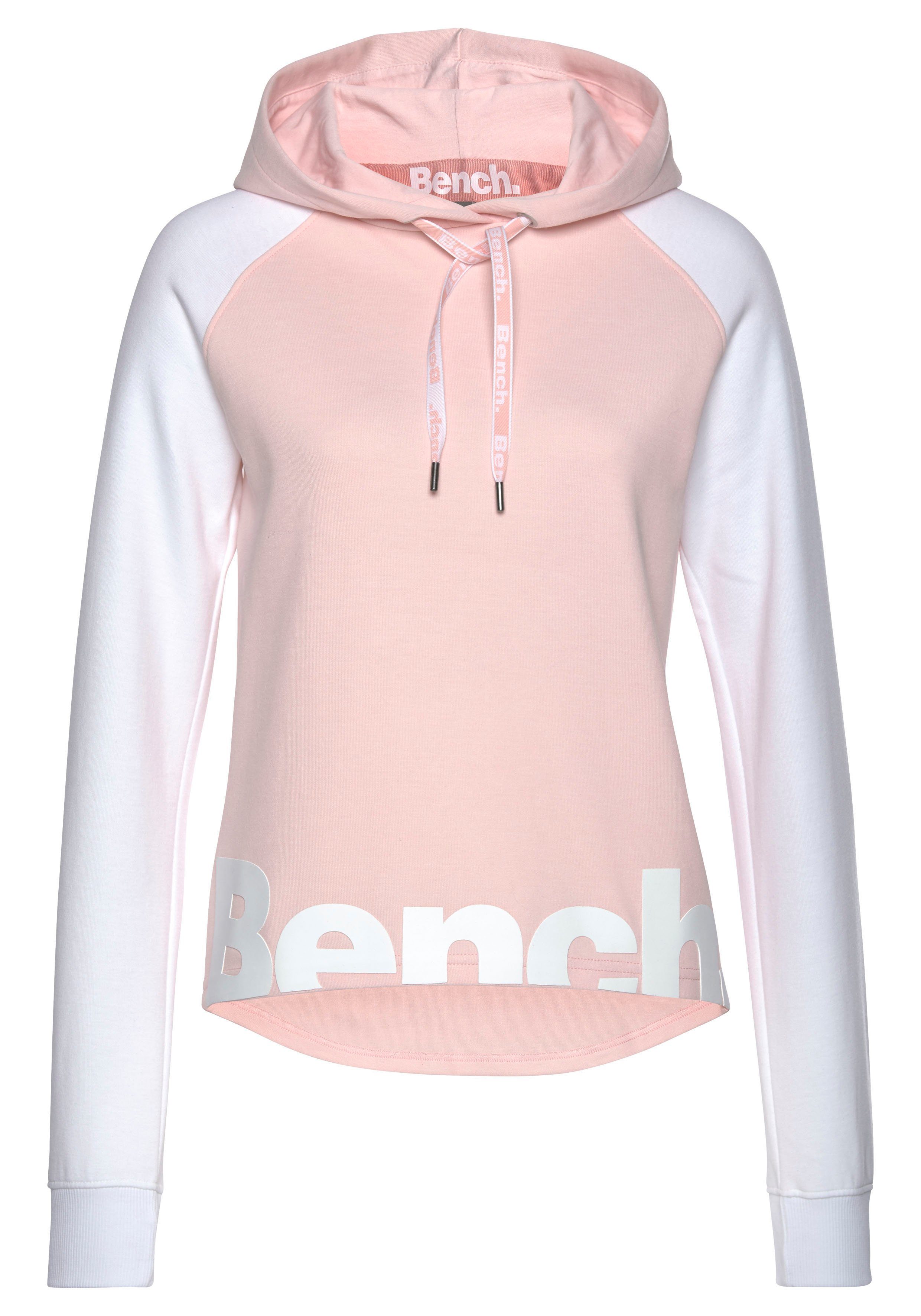 Bench. Loungewear Kapuzensweatshirt mit farblich abgesetzten Ärmeln und Logodruck, Loungewear – Bild 2 von 5