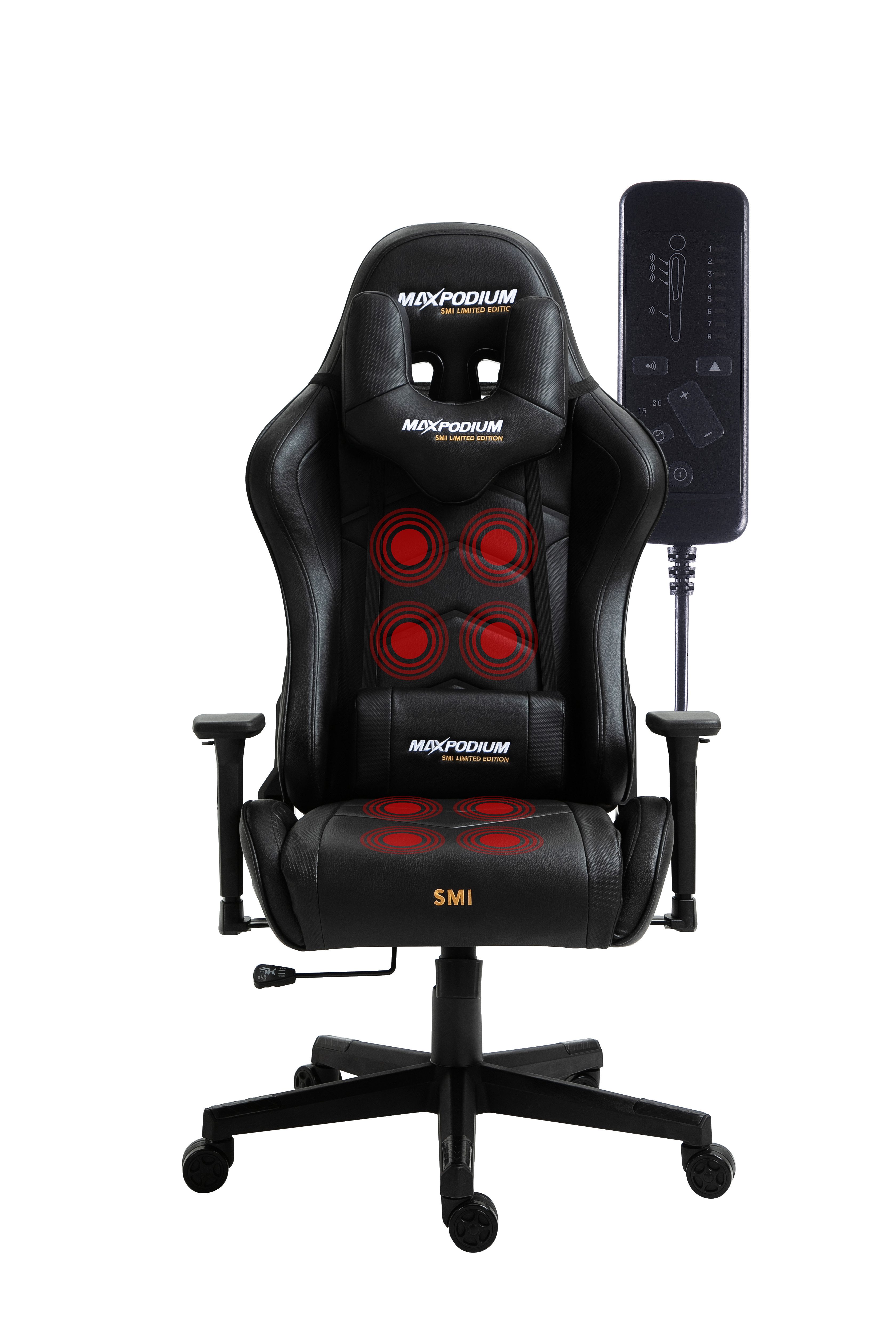 MaxPodium Gaming-Stuhl SMI Ergonomischer Bürostuhl, Massagefunktion, günstig online kaufen