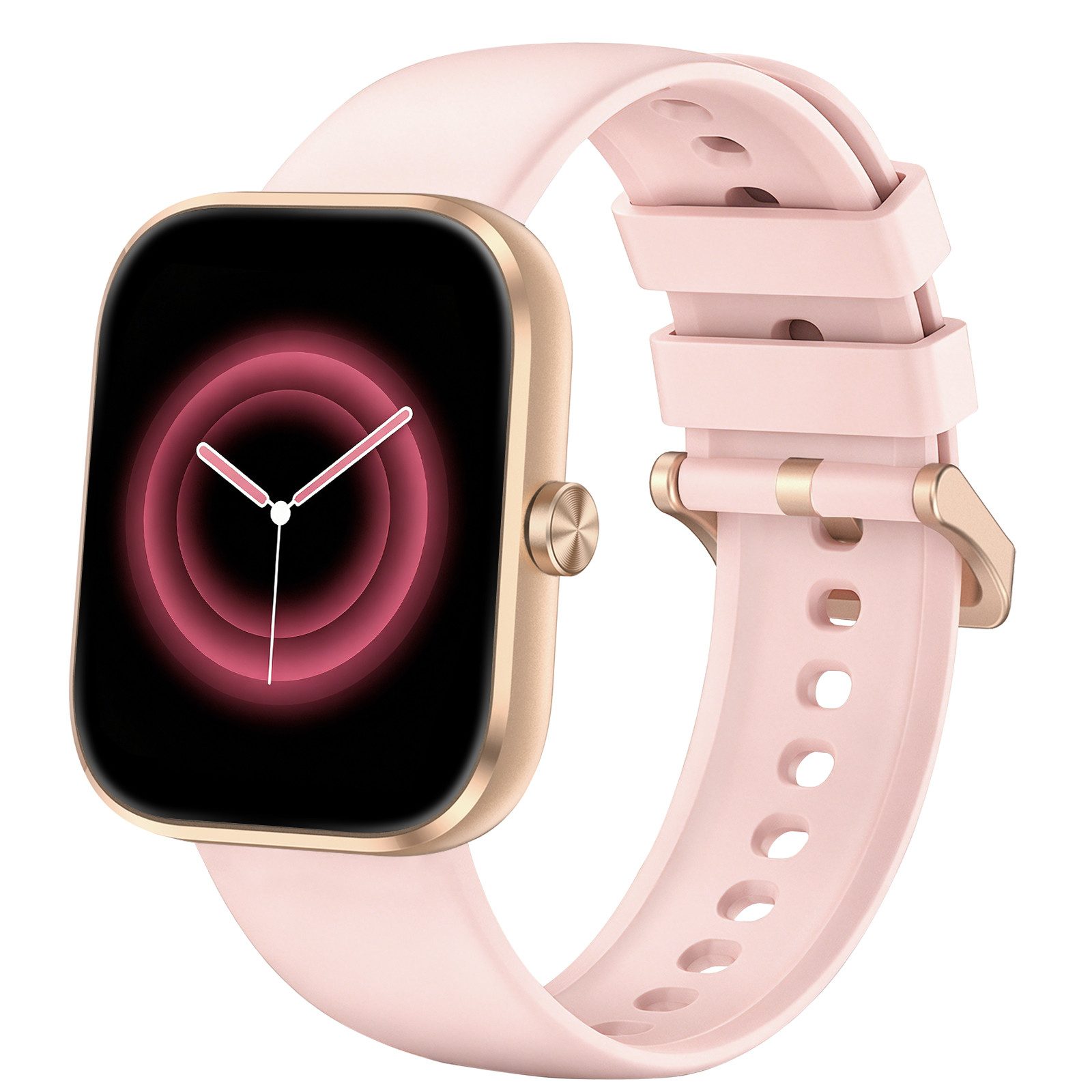 Sytifro Smartwatch Damen Herren, Fitness Tracker Uhr mit 8 Tage Akkulaufzeit Smartwatch, 150+ Sportmodes, Bluetooth 5.3 Sportuhr, Gesundheits-Uhren mit Benachrichtigung, 24/7 Herzfrequenz, Blutsauerstoff, Schlafqualität, Schrittzähler, Sprachassistent und Musiksteuerung etc., IP68 Wasserdichte Fitnessuhr Damen Herren, verfügbar für IOS und Android.
