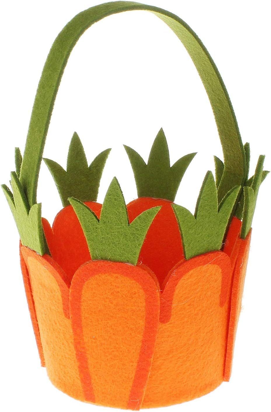 Macosa Home Osternest Ostertasche Geschenktasche, mit Henkel Tasche Osterfilztäschchen Geschenkkorb Osterkorb
