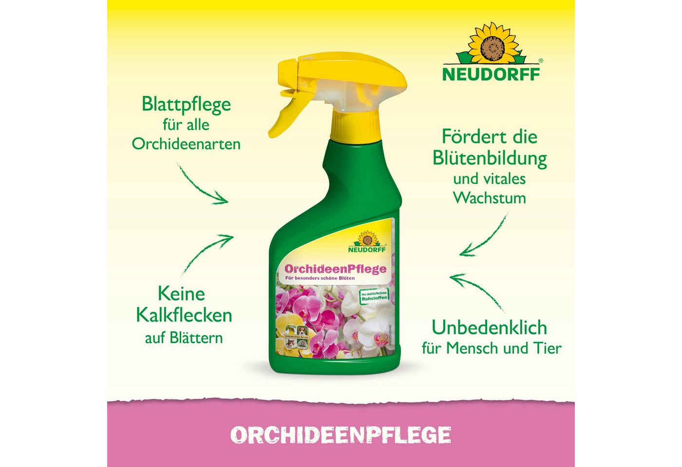 Thumbnail - Neudorff Pflanzenstärkungsmittel OrchideenPflege 250 ml, Fördert die Blütenbildung und das vitale Wachstum aller Orchide...