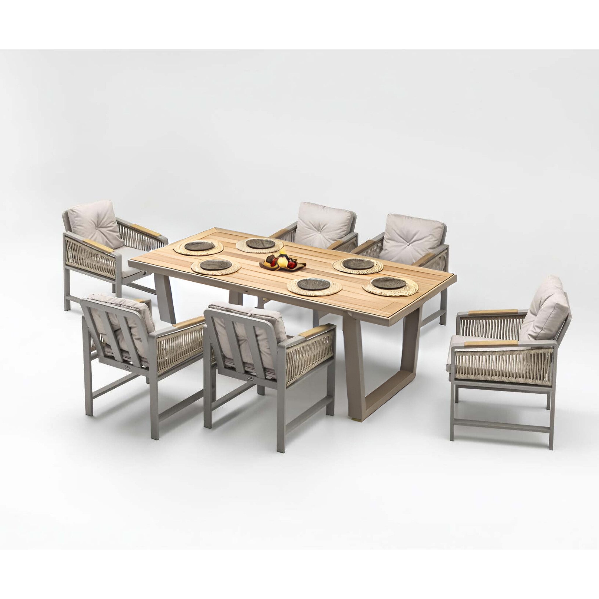 gowoll Gartenlounge-Set Wetterfeste Holz Gartenmöbel Set günstig online kaufen