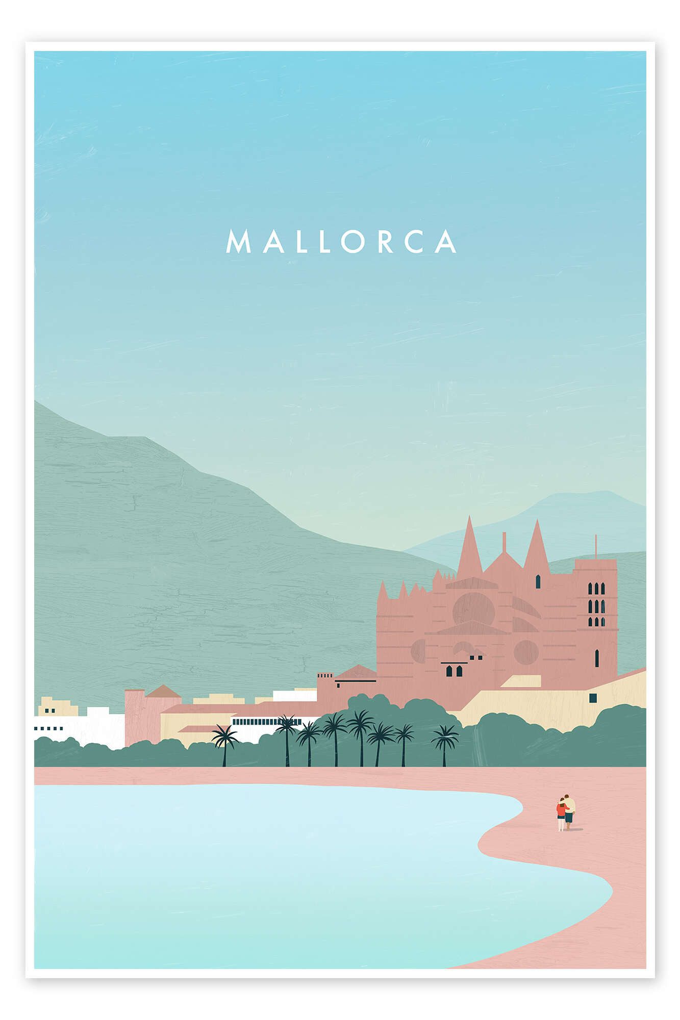 Posterlounge Wandbild Palma de Mallorca, Katinka Reinke, erhältlich als Poster, Leinwandbild, Wandsticker oder Acrylglasbild
