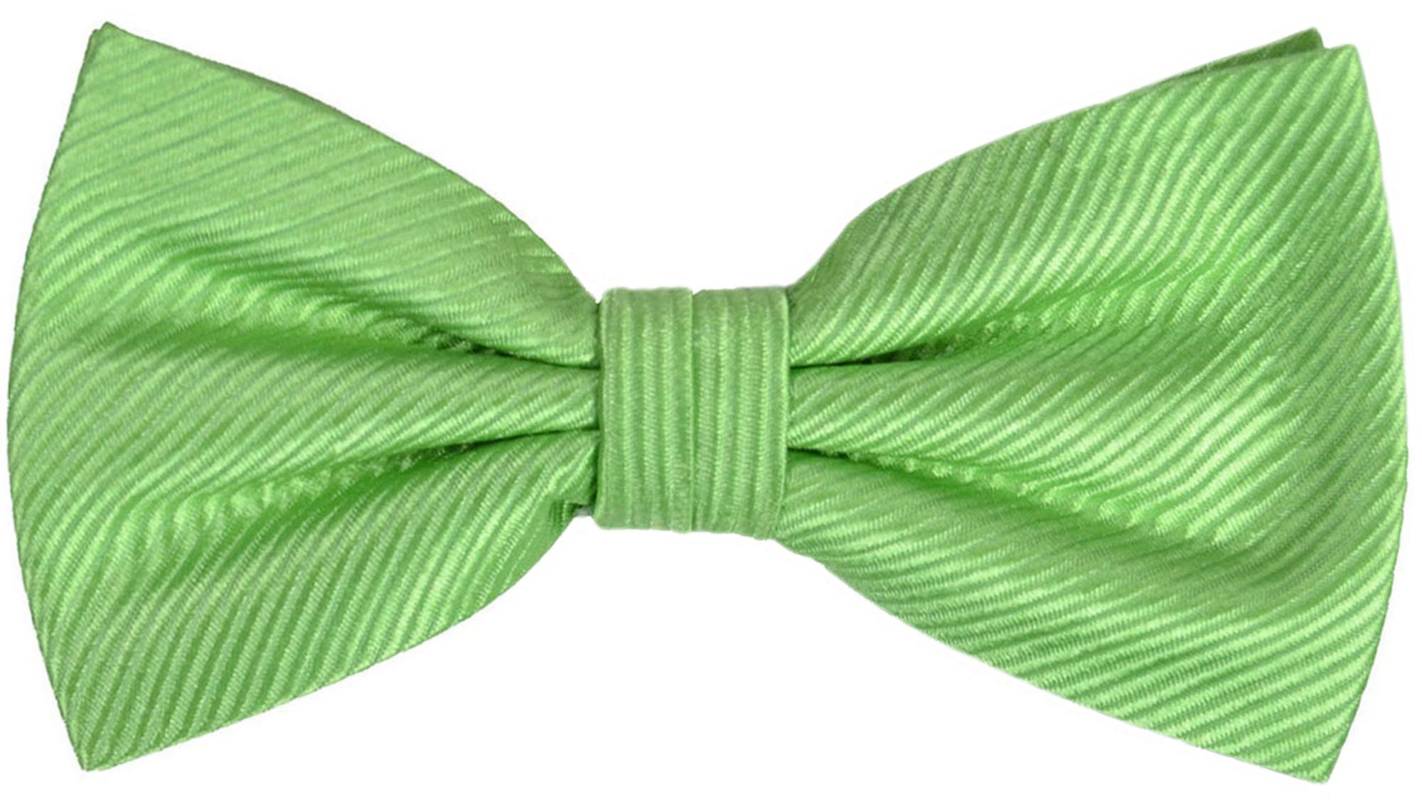 Paul Malone Fliege Herren Schleife modern elegant grün uni einfarbig Fliege-504 (mit Karton), grün