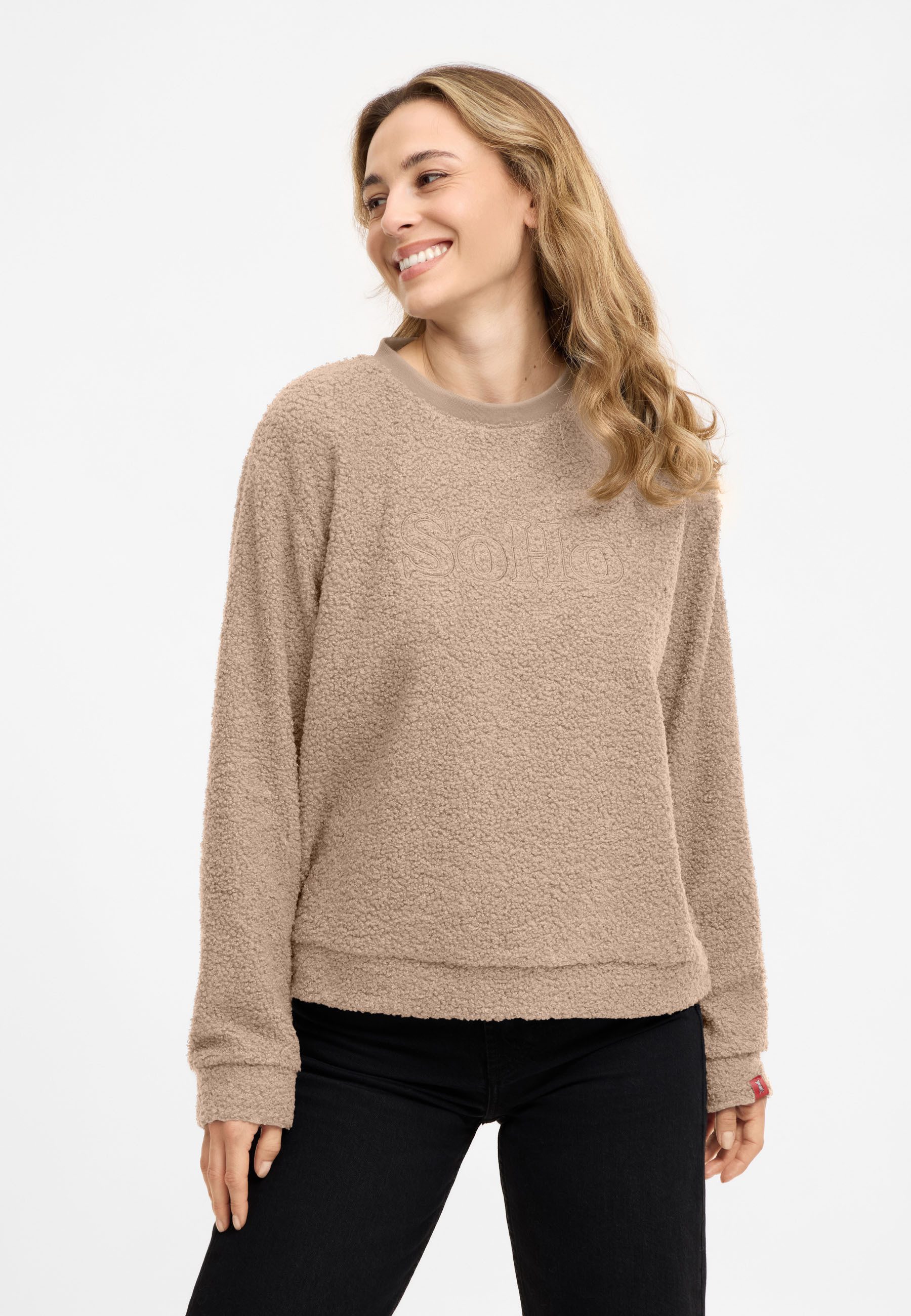 Frieda & Freddies Strickpullover Frieda & Freddies Teddy-Sweatshirt