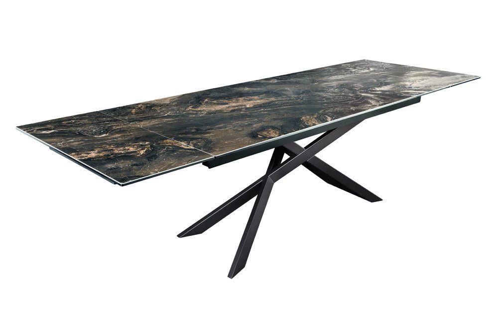 riess-ambiente Esstisch EUPHORIA 180-220-260cm taupe - Keramik made in Italy (Einzelartikel, 1-St), 3 Auszugsstufen für bis zu 12 Personen – ideal für Dein Esszimmer