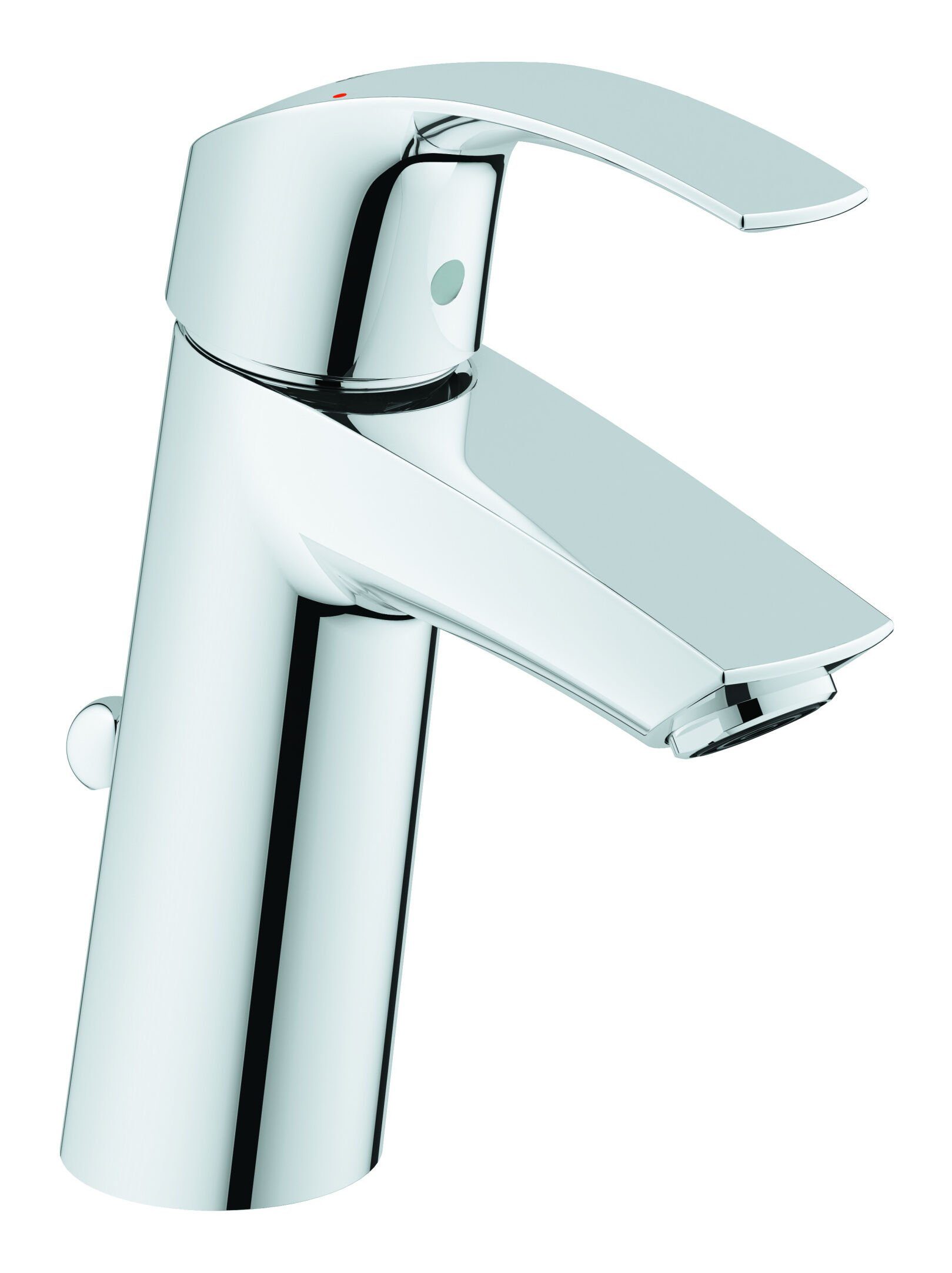 Grohe Waschtischarmatur Eurosmart Einhand Ausaldung mit Zugstangen-Ablaufgarnitur M-Size