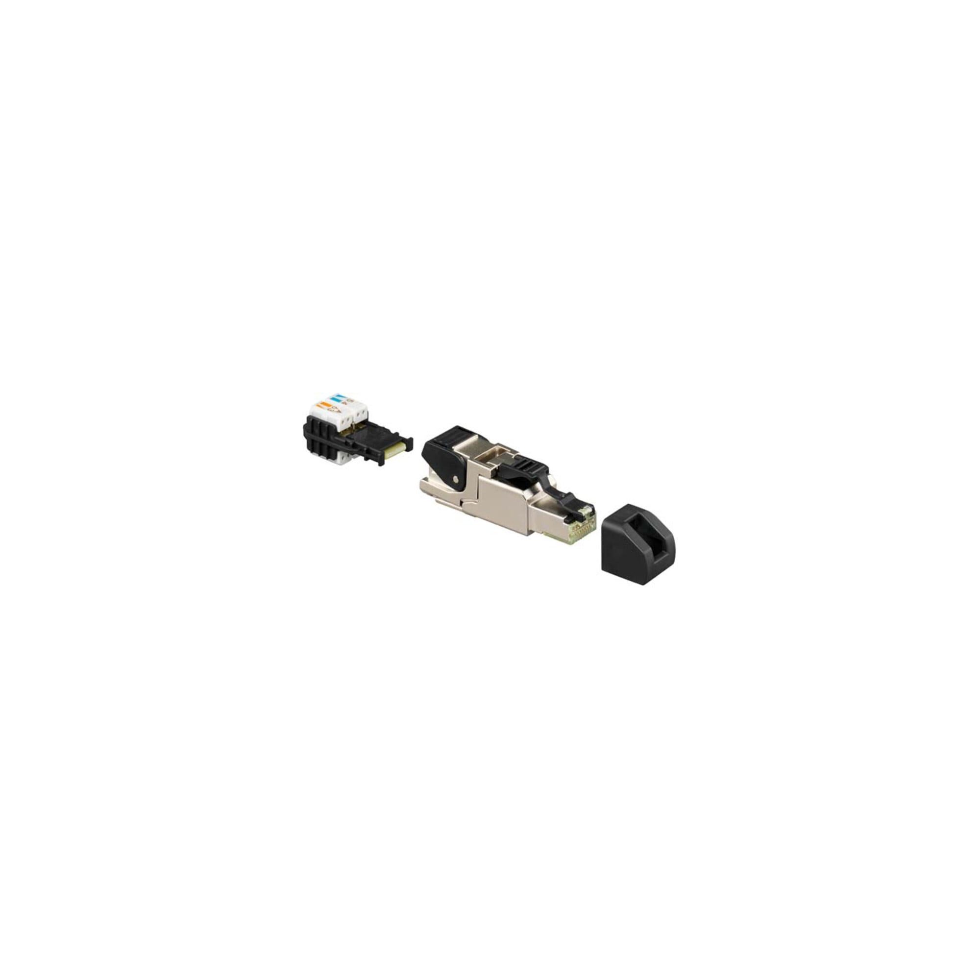 Rutenbeck Schuko-Stecker Rutenbeck Universalstecker Cat.6A US-Cat.6A iso A