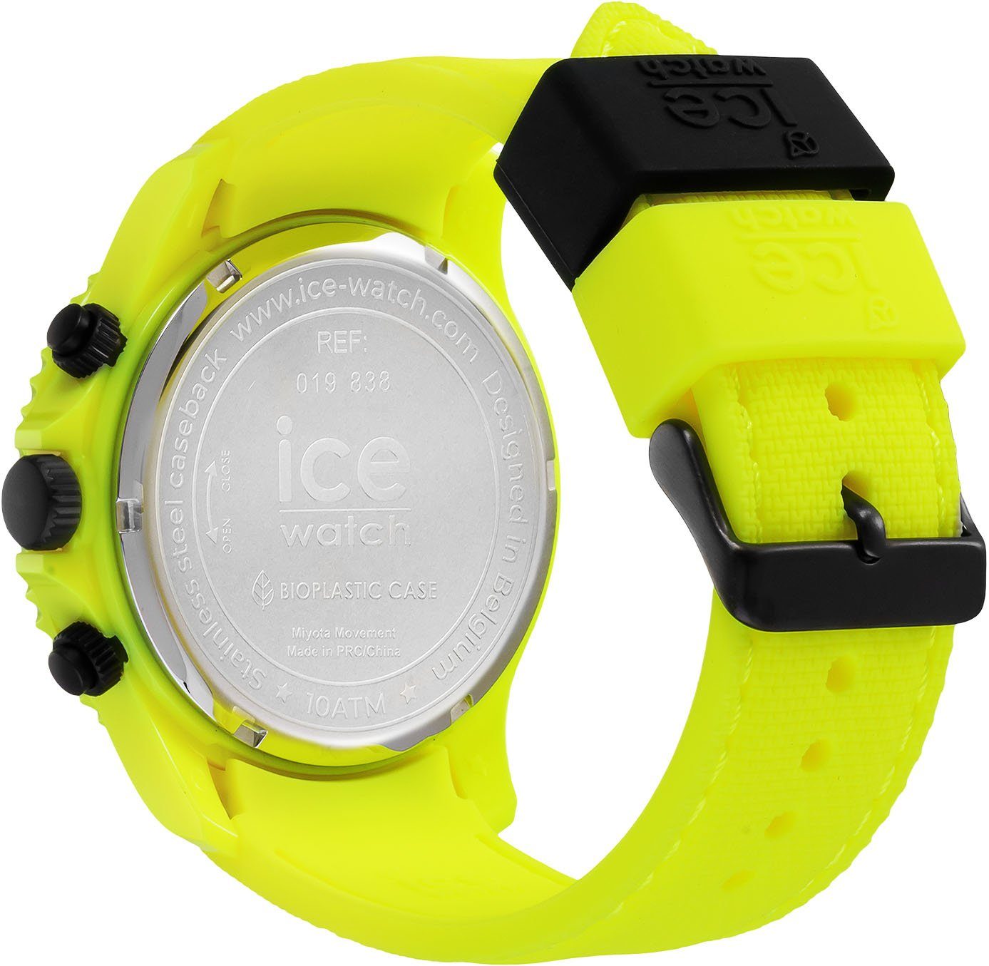 - chrono ice-watch - CH, 019838 - Chronograph yellow Large ICE Neon