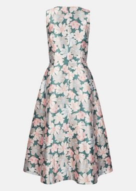 Kleo Abendkleid mit handgezeichnetem Blumenprint