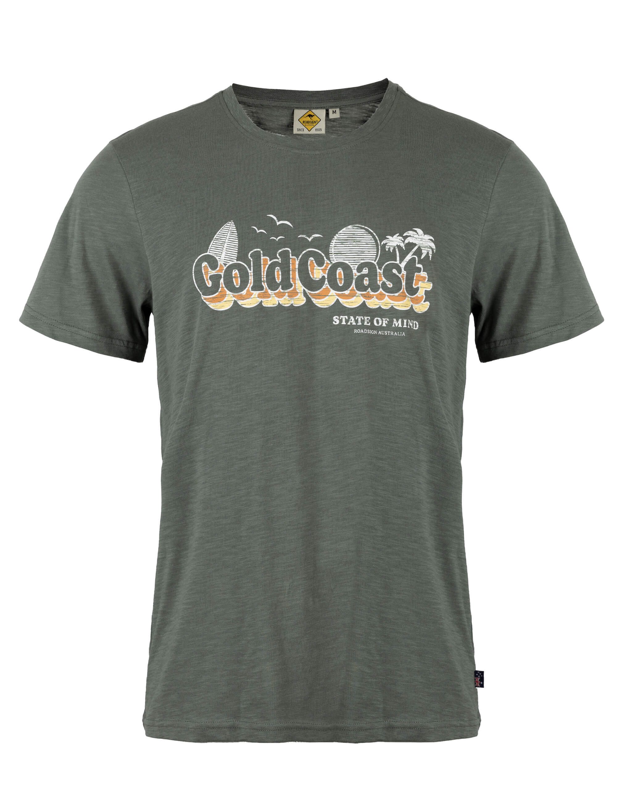 ROADSIGN australia T-Shirt Sunset Coast (1, 1-tlg., 1) Markantes Printmotiv mit Rundhals, entspannter Beachlook