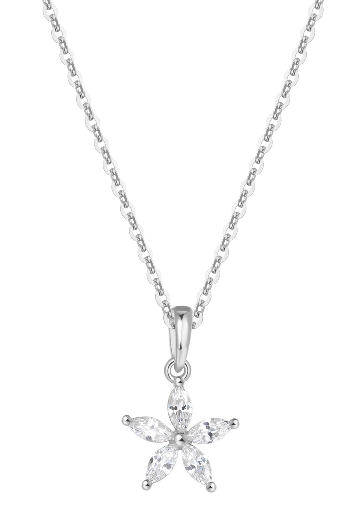 Hey Happiness Kette mit Anhänger Gänseblümchen, mit Zirkonia, Zarte Vergold günstig online kaufen