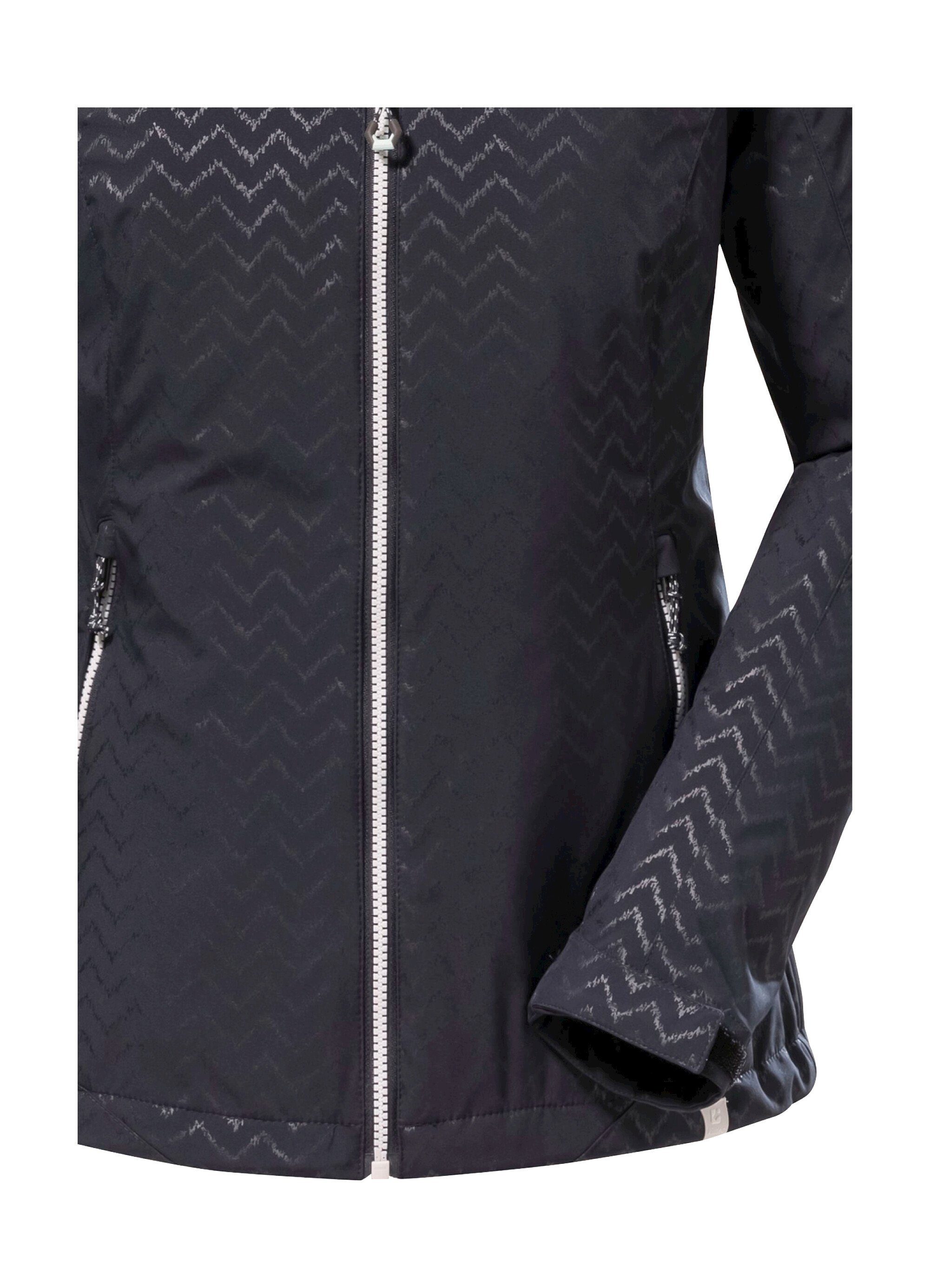 Killtec Softshelljacke KOS 176 WMN SFTSHLL JCKT Wasserabweisende, atmungsaktive Softshelljacke mit All Over-Print