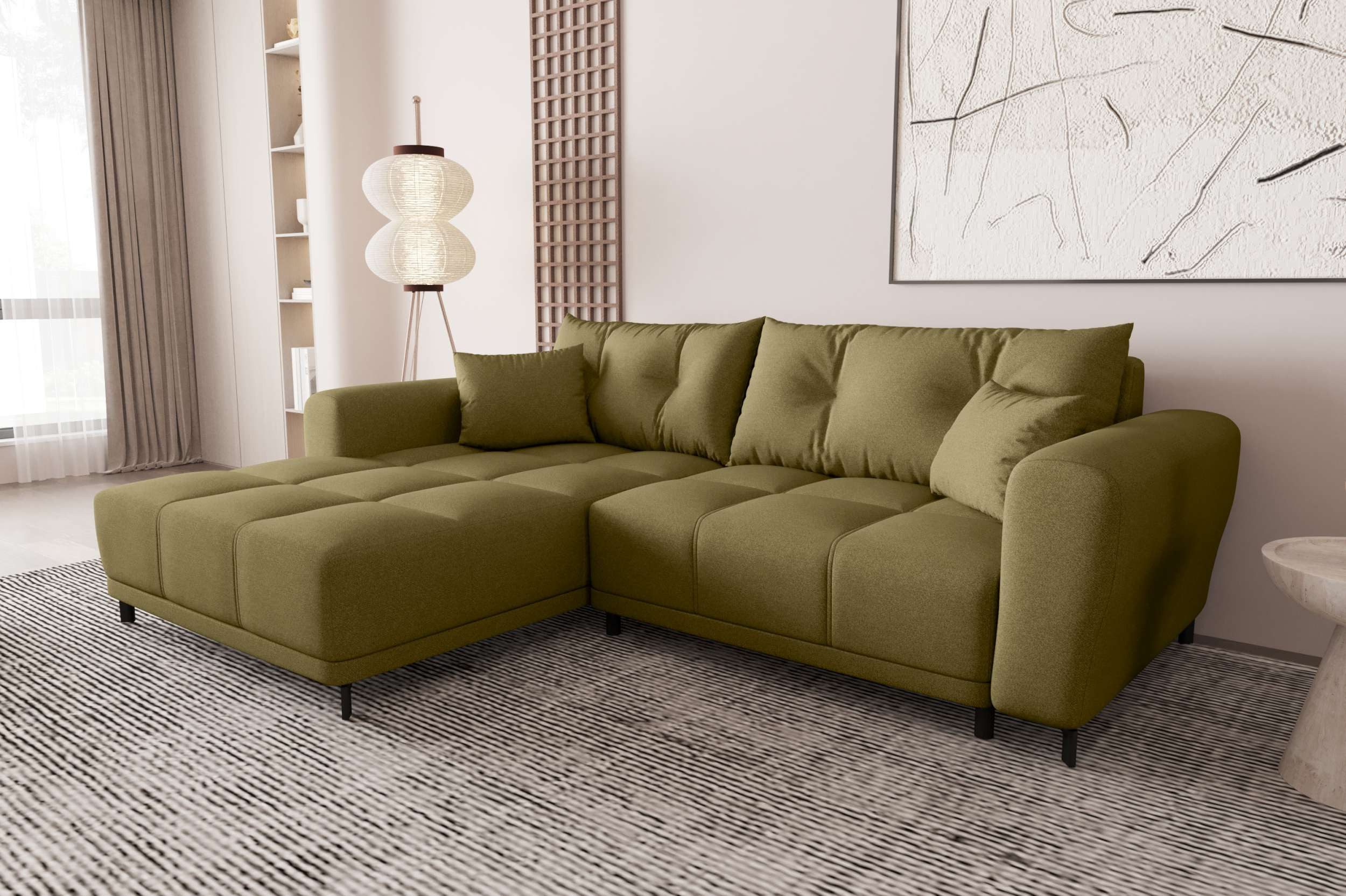 99rooms Ecksofa Massimo, Sofa L-Form, Eckcouch, mit oder ohne Schlaffunktio günstig online kaufen