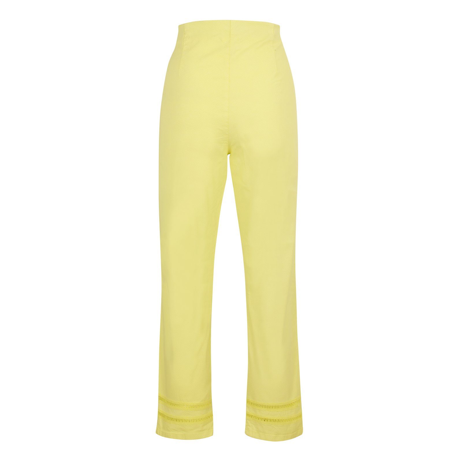 Stehmann Caprihose Titan-642W-95314 Hohlsaum-Stickerei am Saum