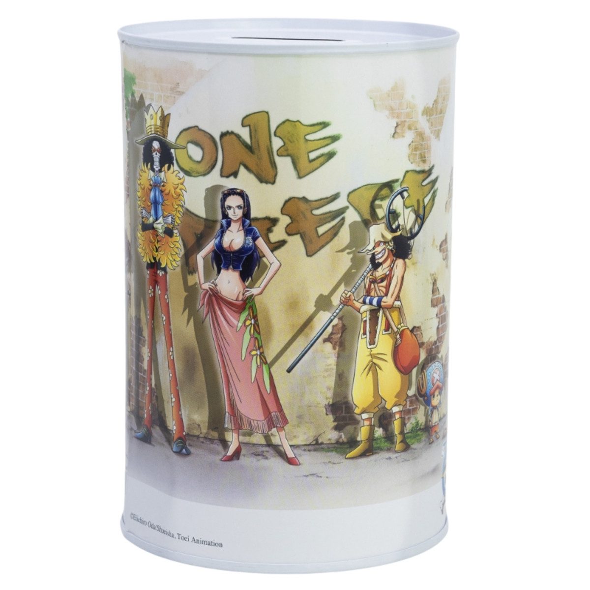 One Piece Spardose Spardose bedruckt aus Metall 15 × 10 × 10 cm