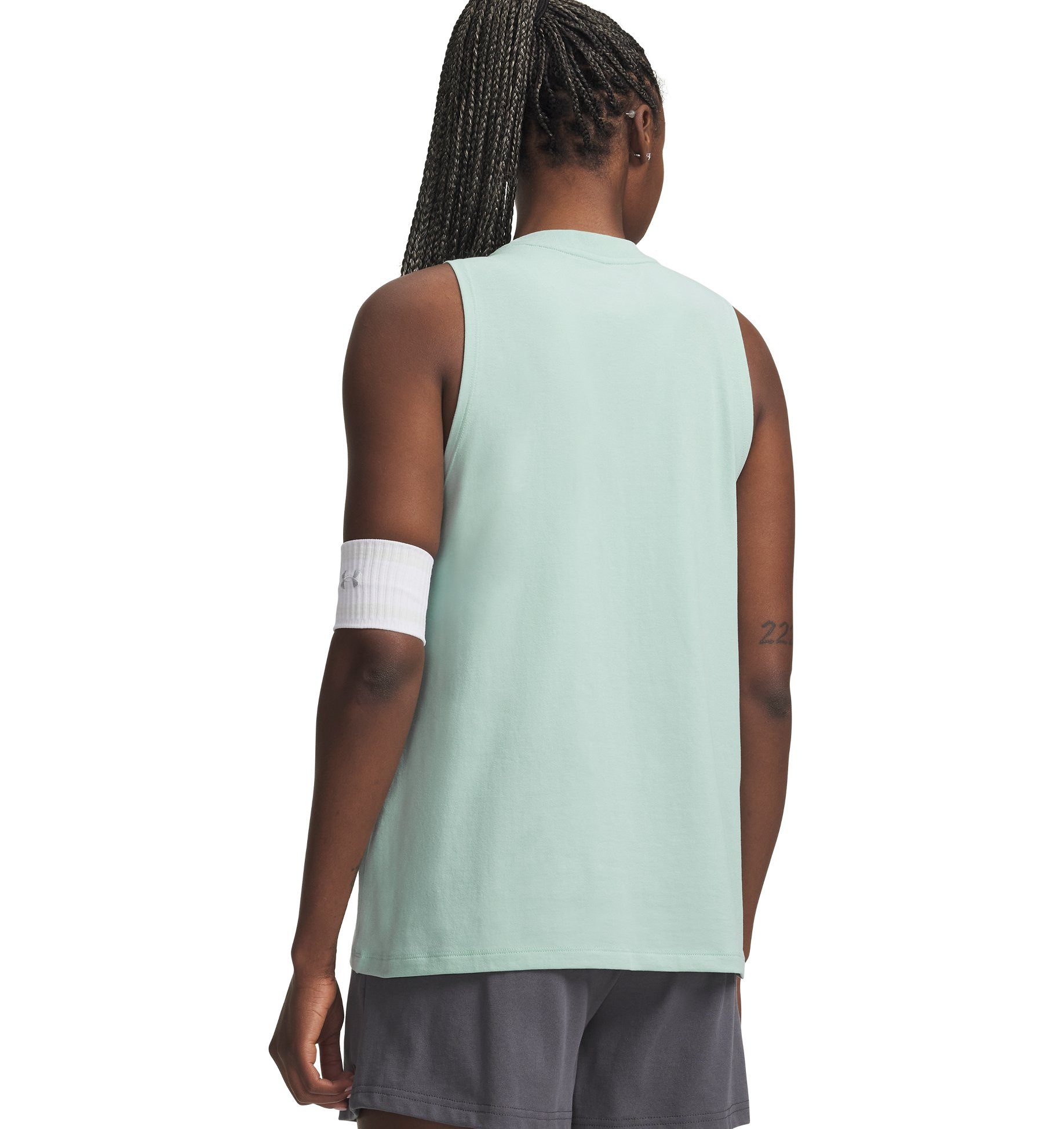 Under Armour® Trainingstop UA RIVAL MUSCLE TANK ärmelloses Design, für sportliche Aktivitäten und Freizeit