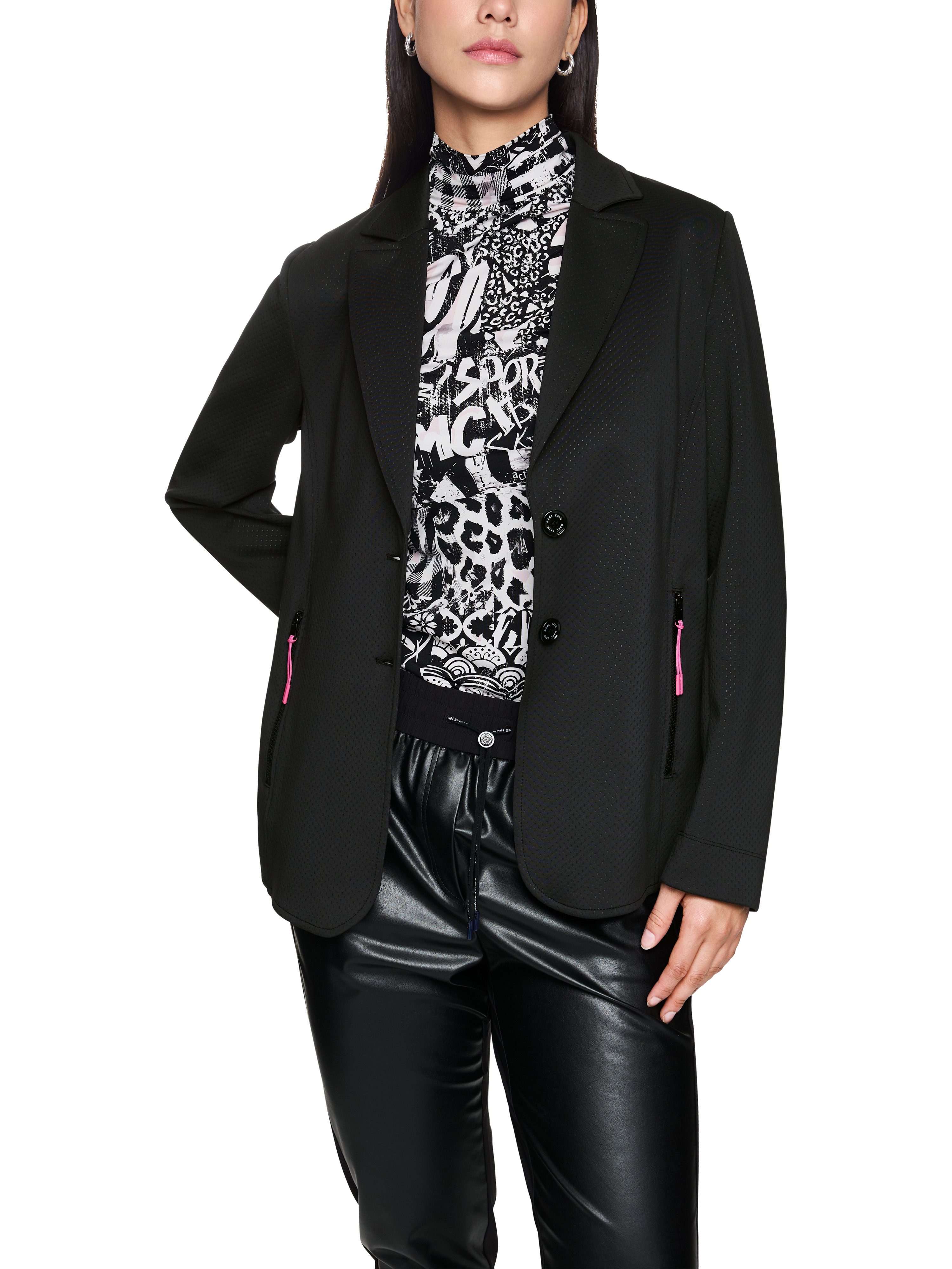 Marc Cain Kurzblazer Check it Up Premium Damenmode sportlich, in Netz Optik günstig online kaufen