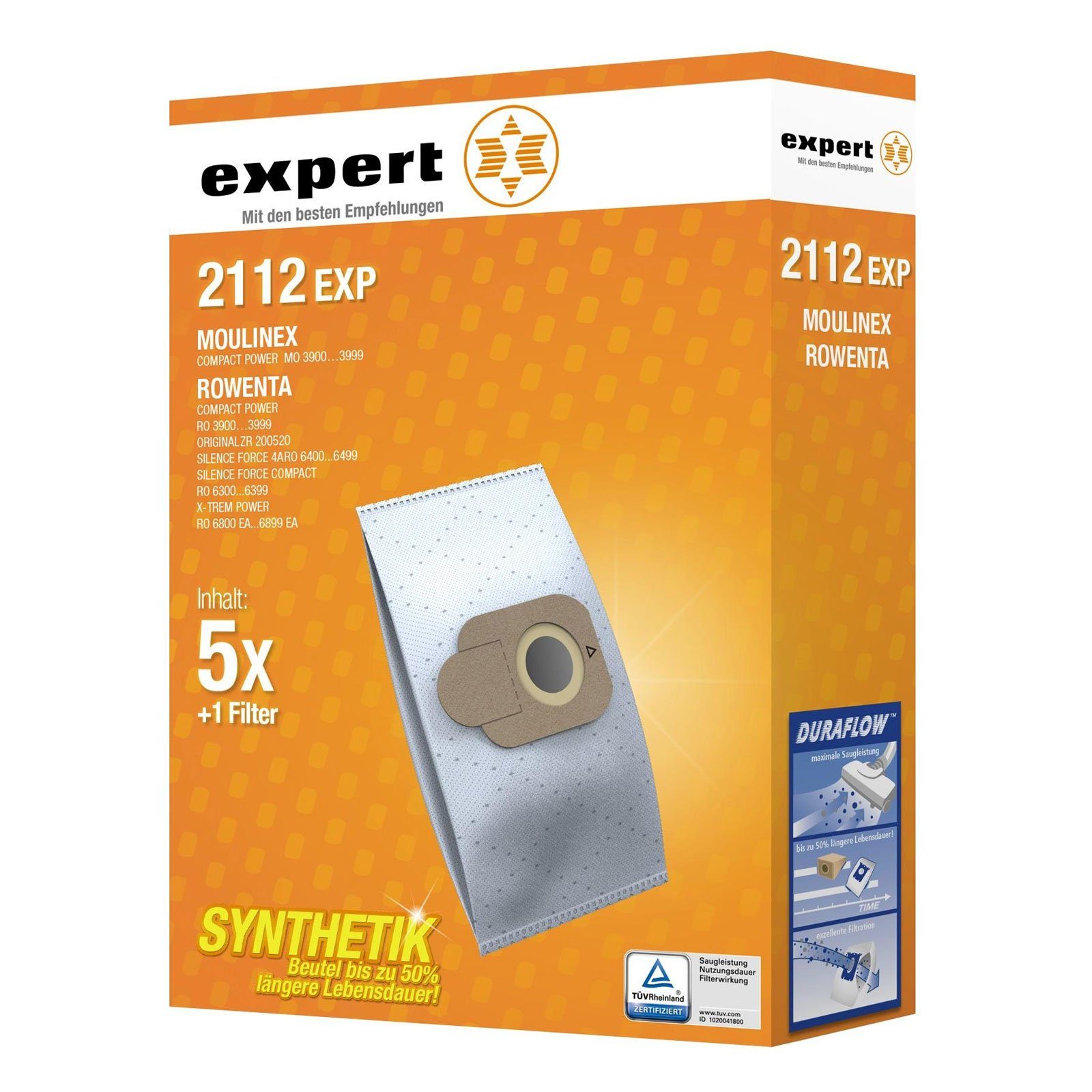 Expert Staubsaugerbeutel 2112 EXP Staubsaugerbeutel