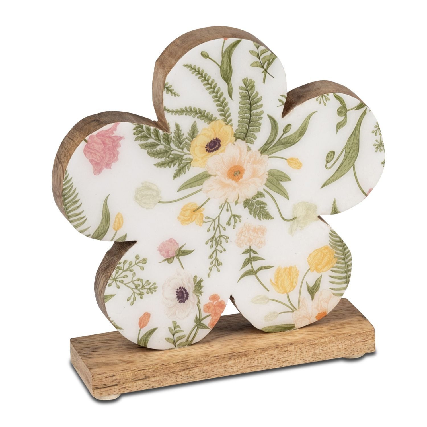 formano Skulptur Blumen, Höhe: 14cm, Farbe: Mehrfarbig, Motiv: Blumen