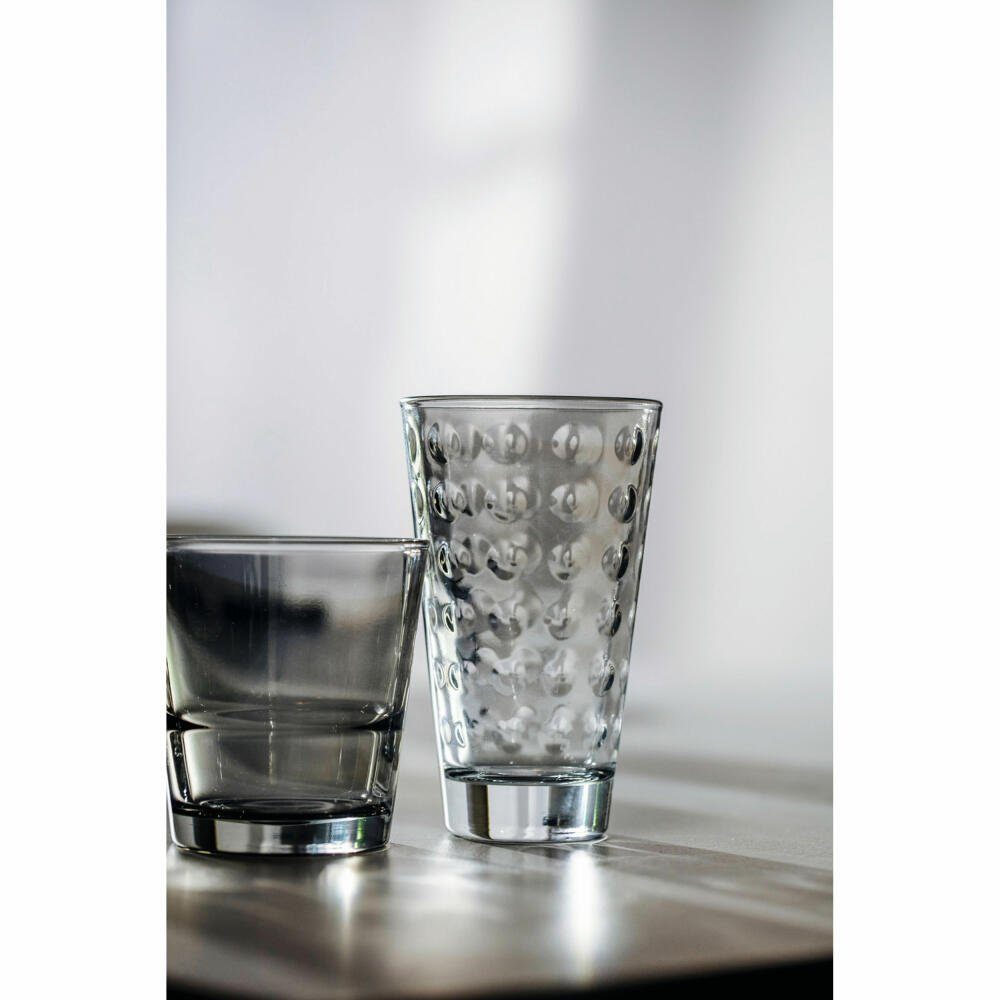 LEONARDO Glas Optic grau 300 ml, Glas